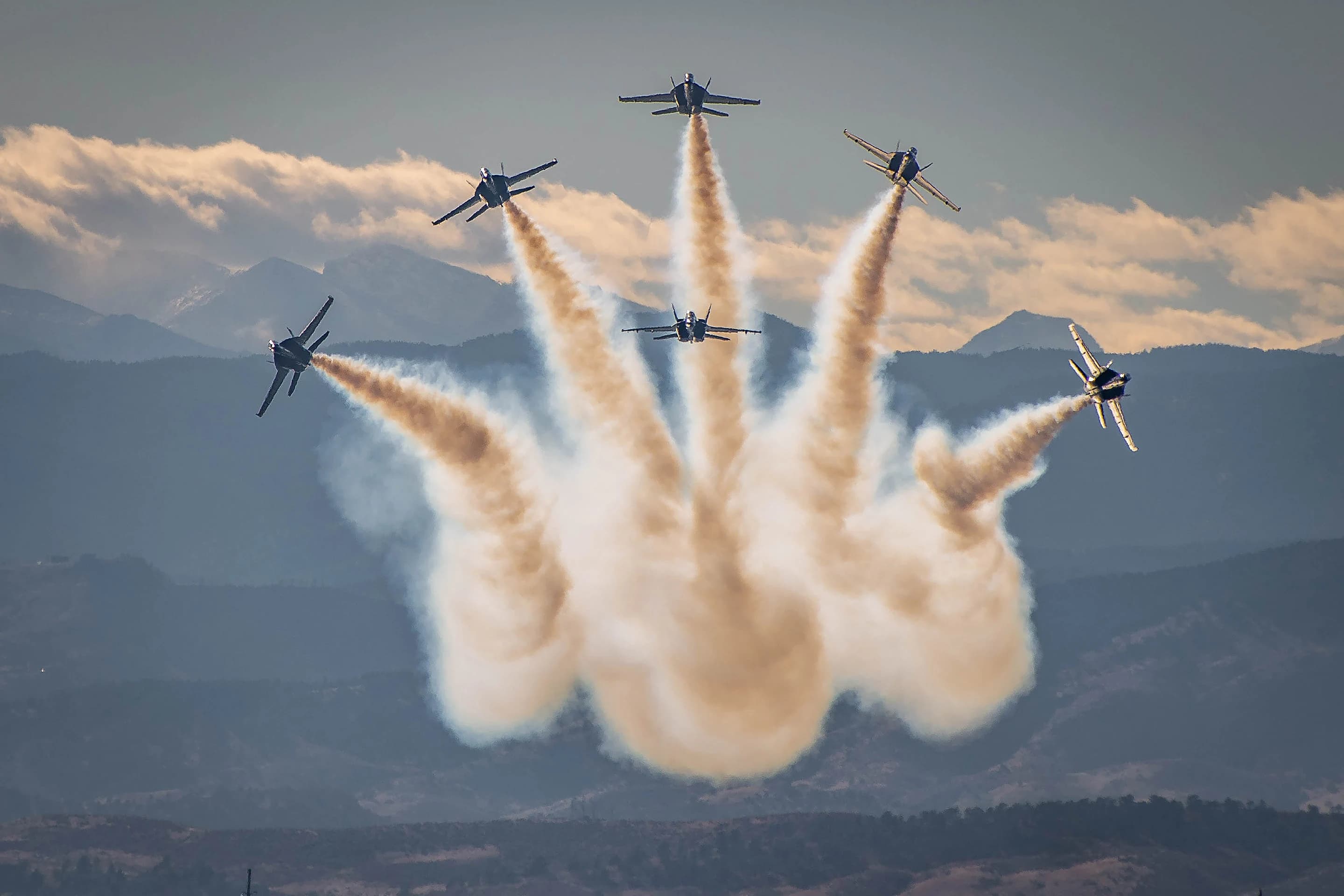 Blue Angels Airshow Print: Colorado Rockies, Fighter Jet Photography, aviation, air show, Navy