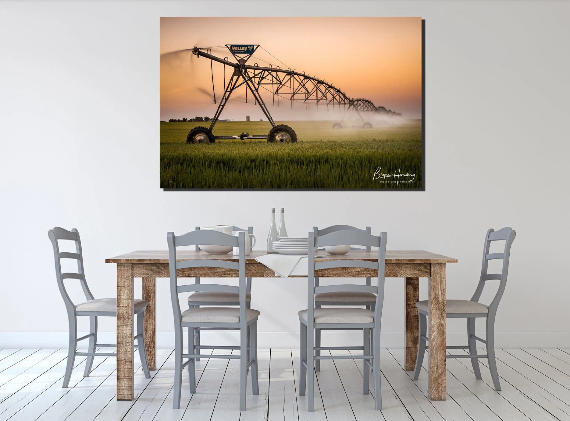 Colorado Ranch Photography, Center Pivot Irrigation, Canvas Wall Art