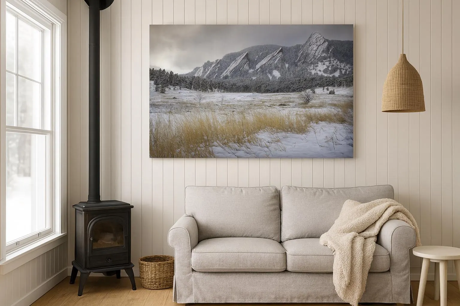 Boulder Flatirons photo, Colorado, Front Range, hiking, climbing, Rocky Mountains, wall art - image 3