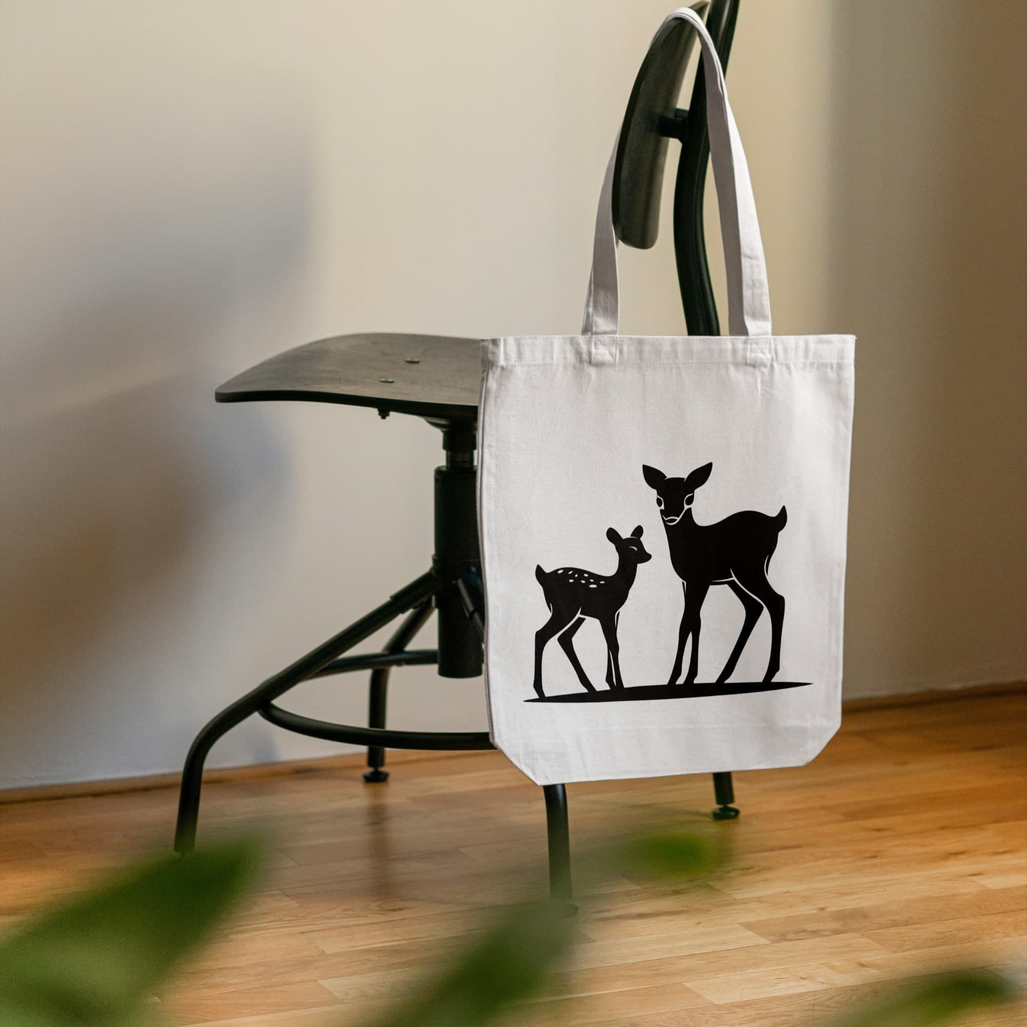 Doe and Fawn SVG PNG Files for Cricut, Silhouette - Cutting, Engraving: Deer Clipart - image 3