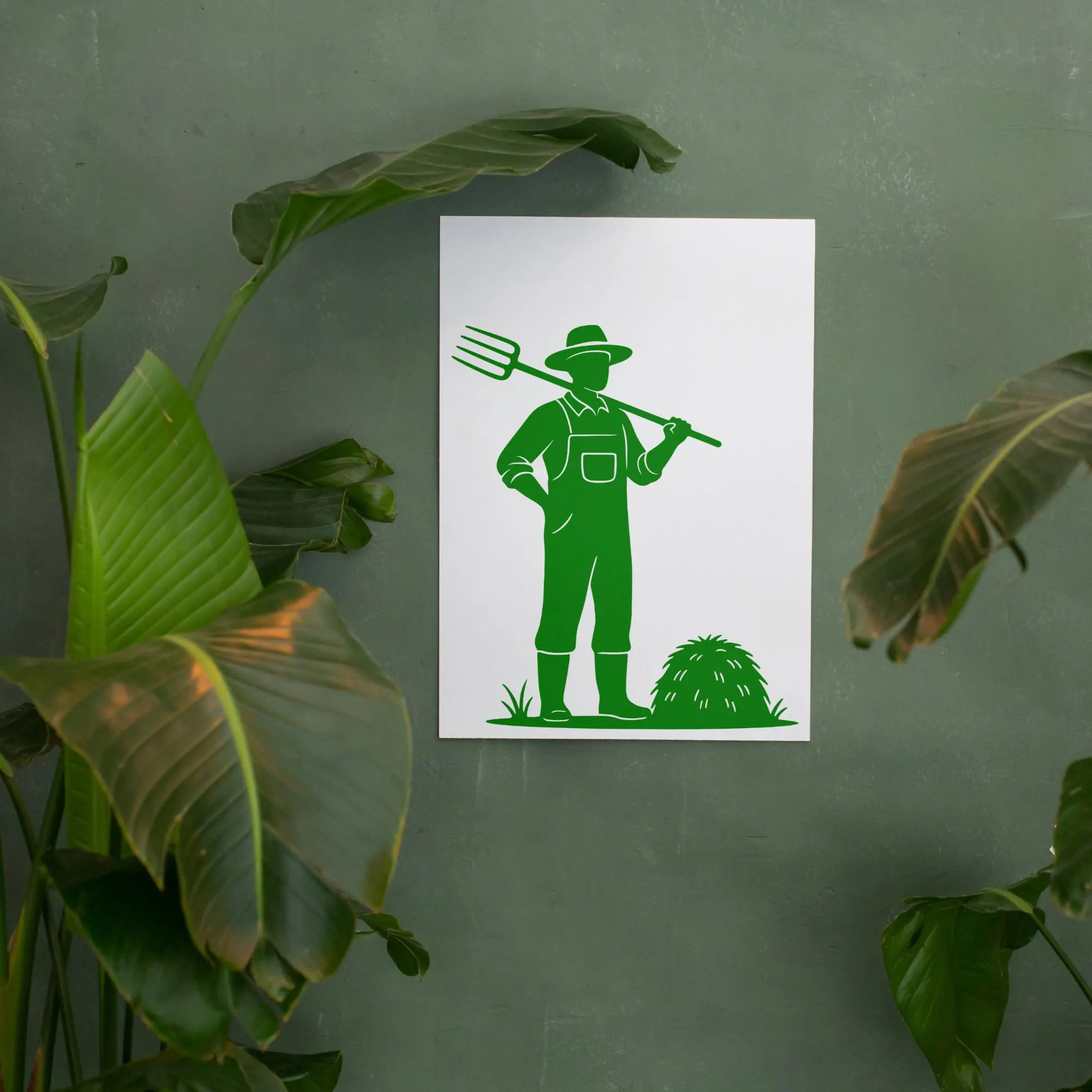 Farmer SVG DXF PNG File for Cricut Silhouette - Cutting, Engraving, Agriculture Clipart - image 5