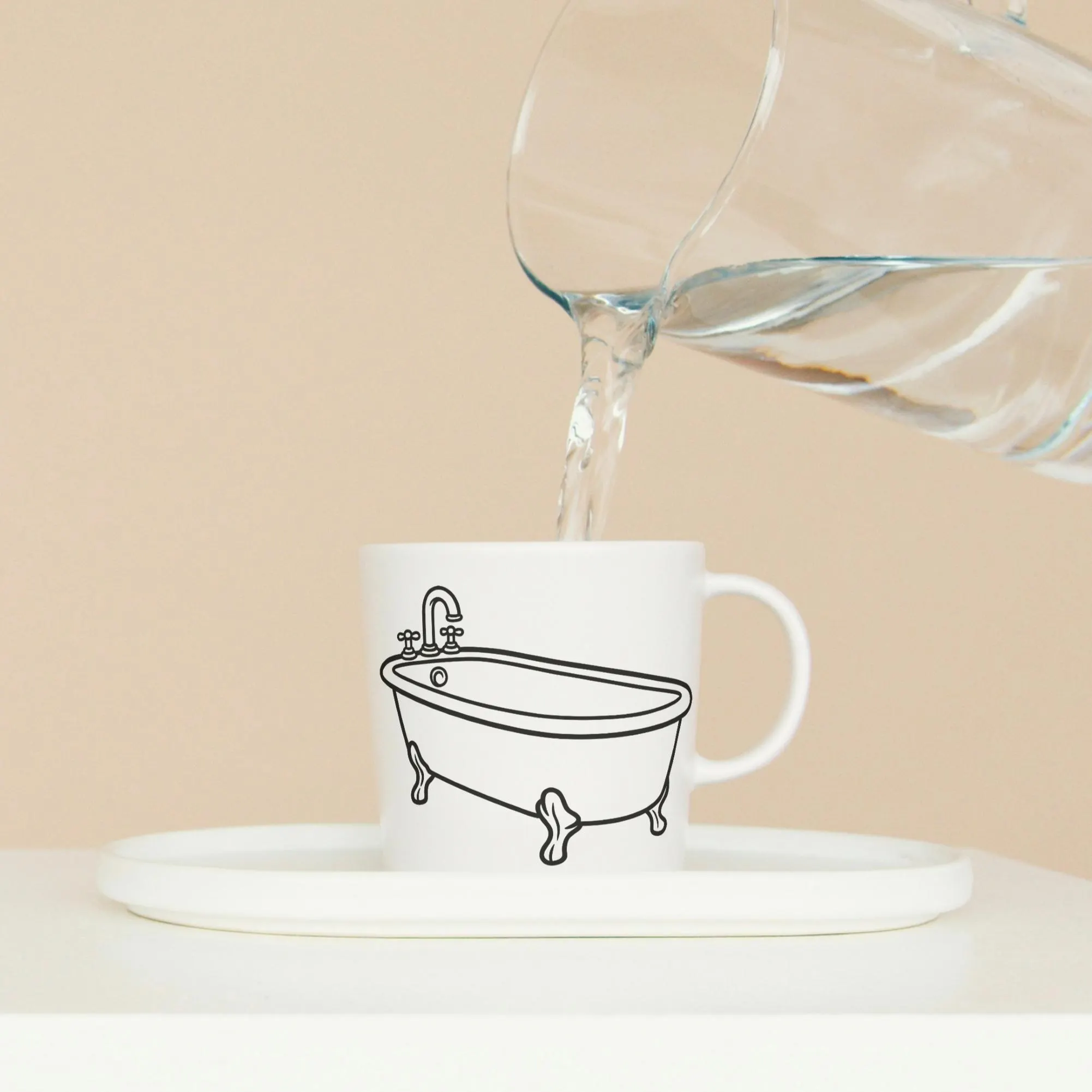 Bathtub SVG DXF PNG File for Cricut Silhouette - Cutting, Engraving: Bathroom Clipart - image 3
