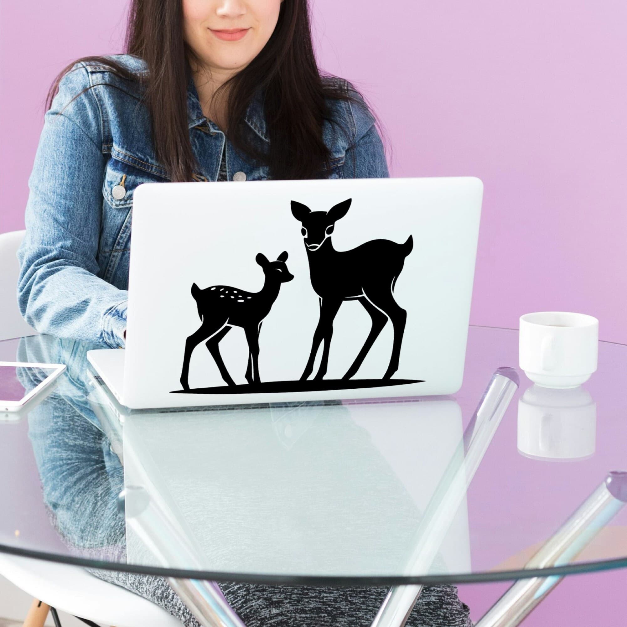 Doe and Fawn SVG PNG Files for Cricut, Silhouette - Cutting, Engraving: Deer Clipart - image 5