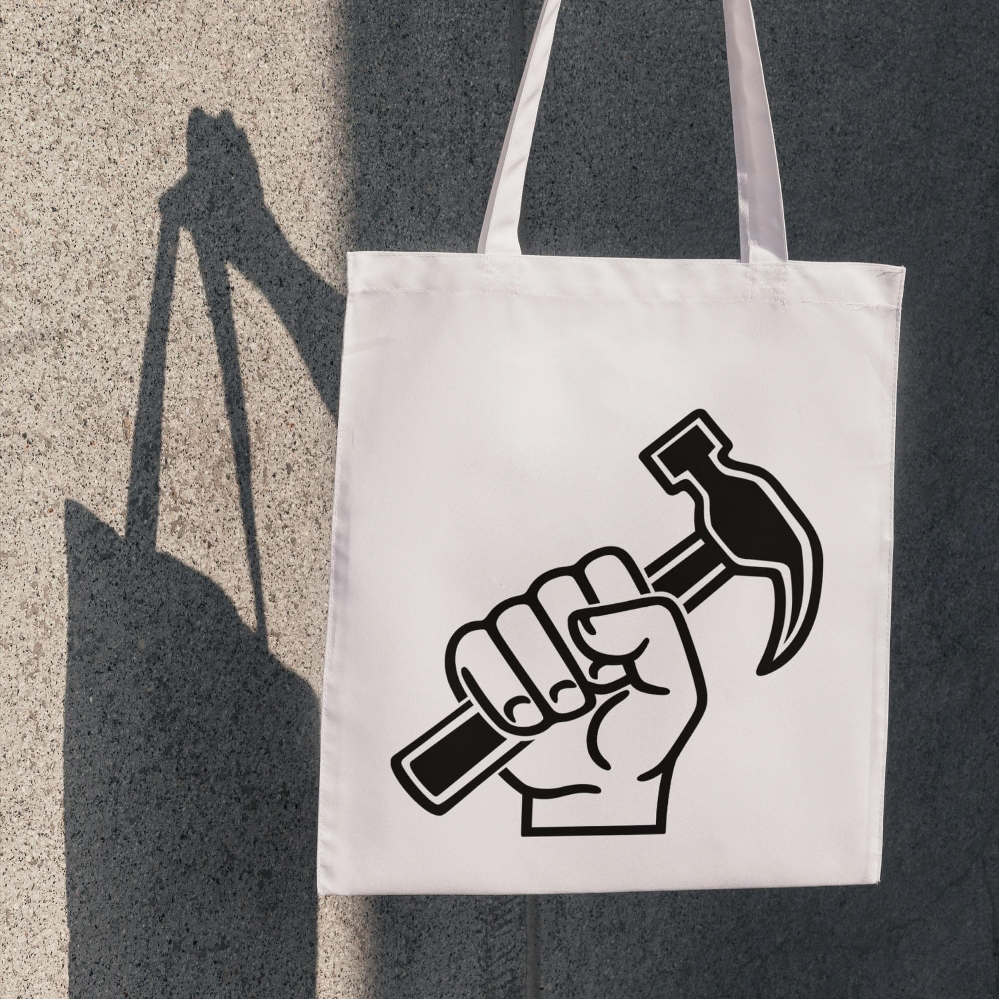 Hand Holding Hammer SVG DXF PNG File for Cricut Silhouette - Cutting, Engraving: Tool Clipart - image 5