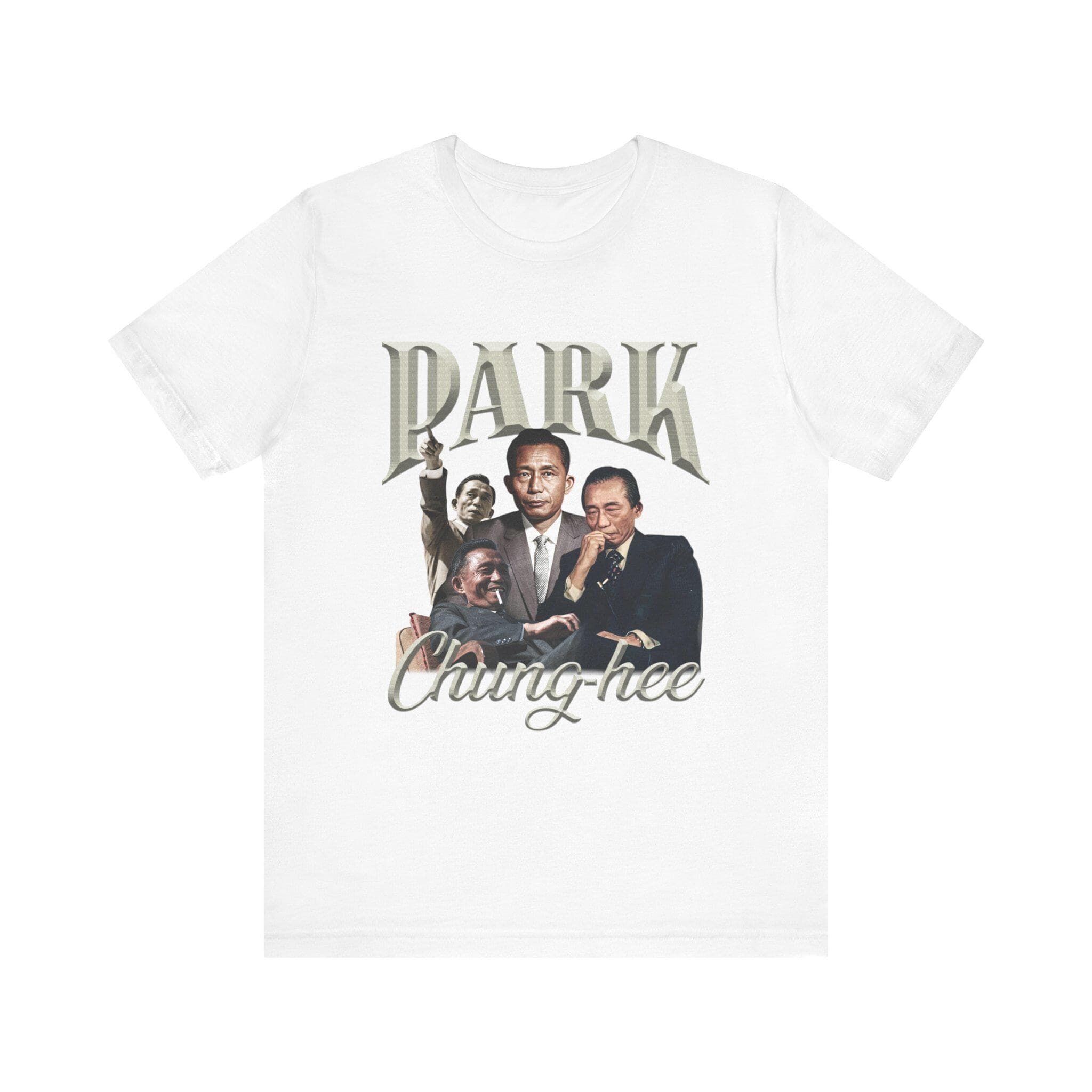 Park Chung Hee Portrait Tee | Vintage Political Figure Illustration - image 3