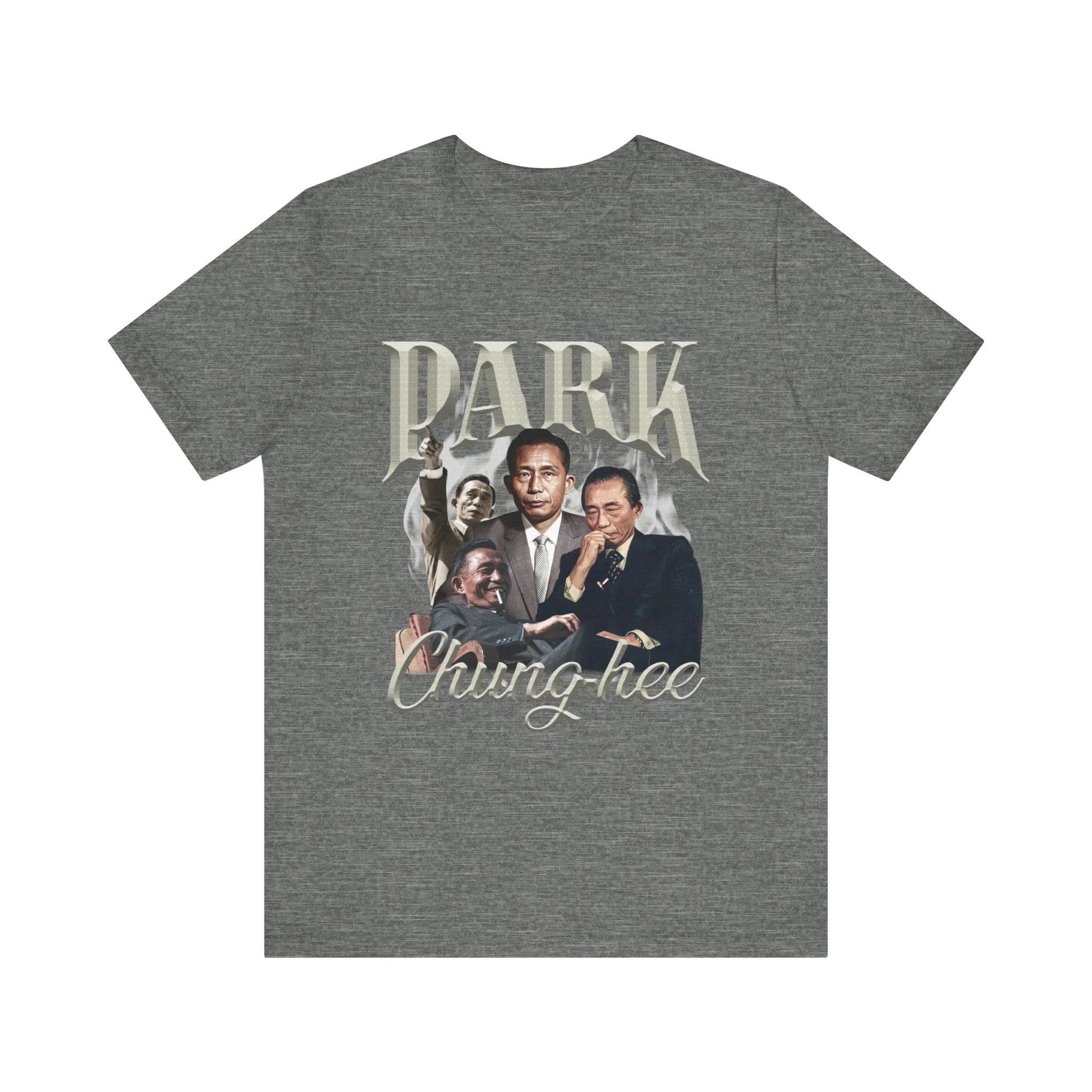 Park Chung Hee Portrait Tee | Vintage Political Figure Illustration - image 4