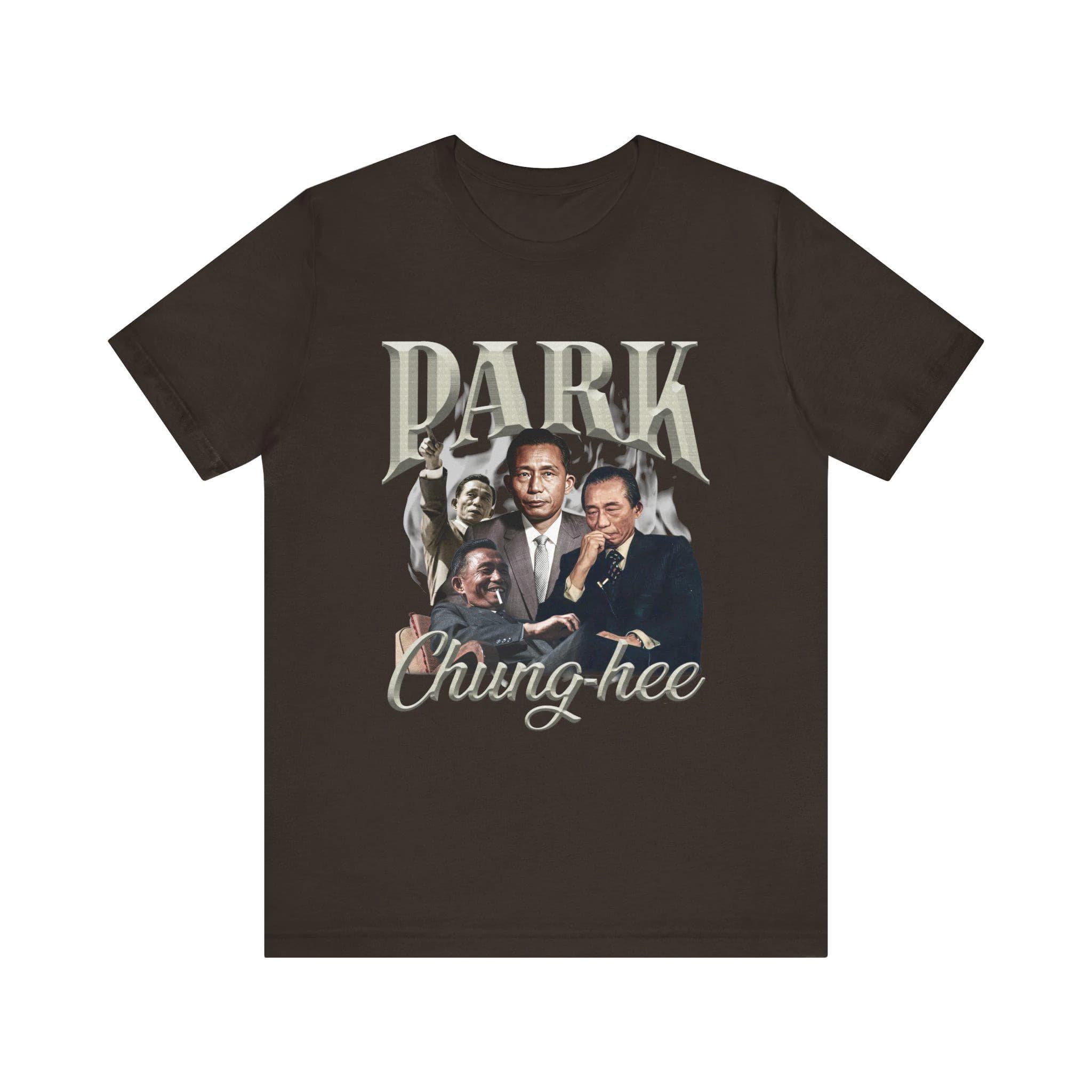 Park Chung Hee Portrait Tee | Vintage Political Figure Illustration
