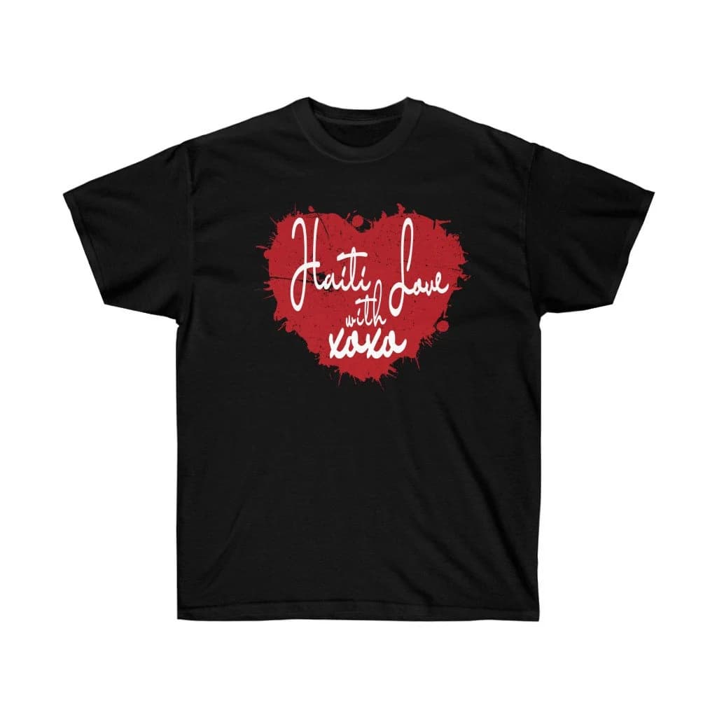 Haiti Love Heart T-Shirt: Haitian Pride Clothing - image 3