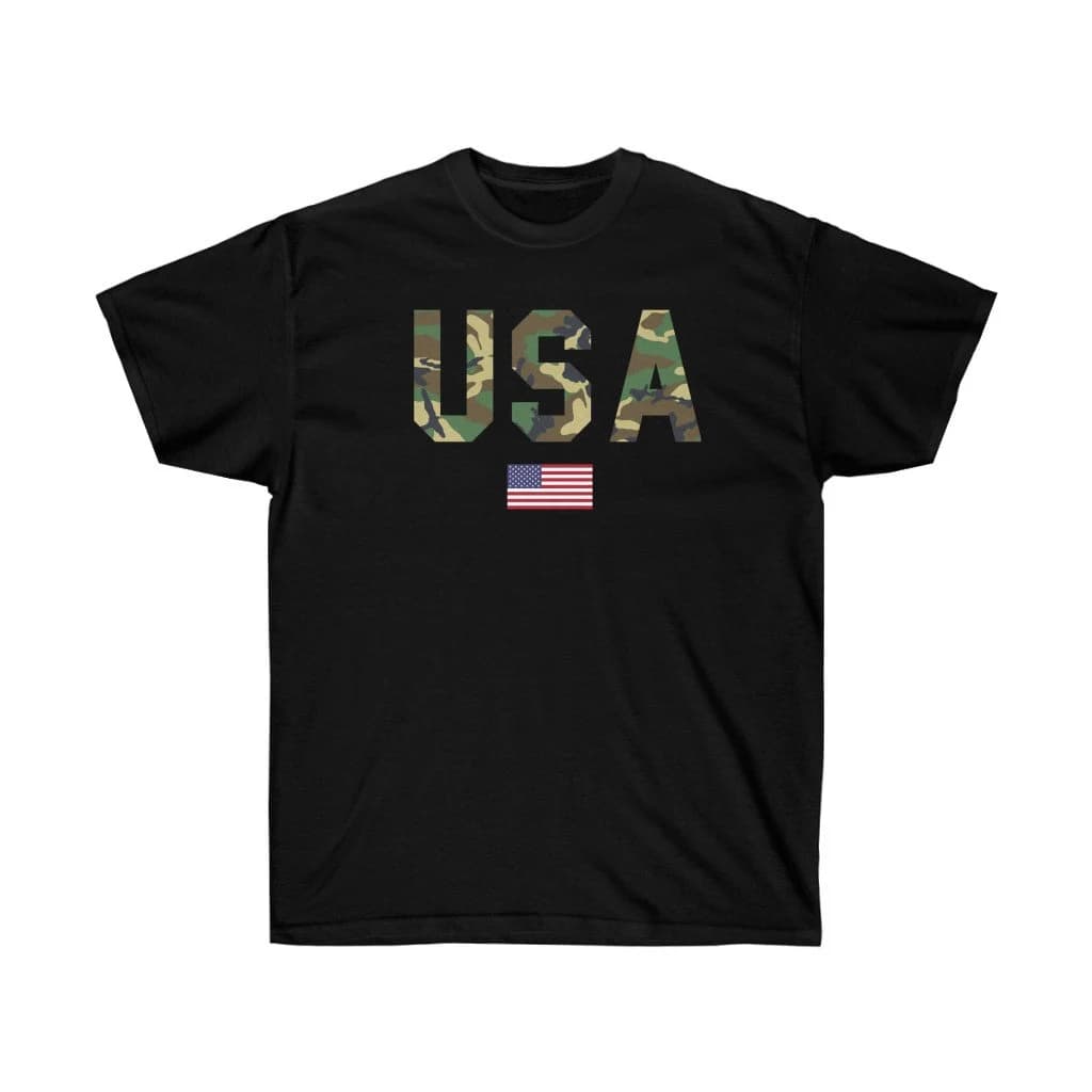 USA Camouflage T-shirt: Patriotic American Flag Tee - image 2