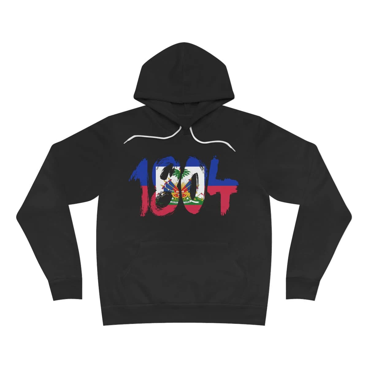 1804 Haiti Flag Pullover Hoodie: Haitian Pride Clothing
