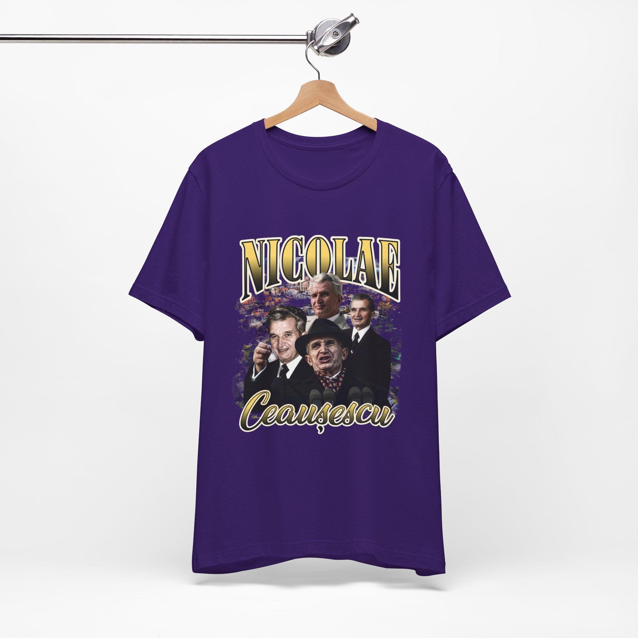 Nicolae Ceausescu Portrait Tee | Historical Communist Leader Shirt - image 3