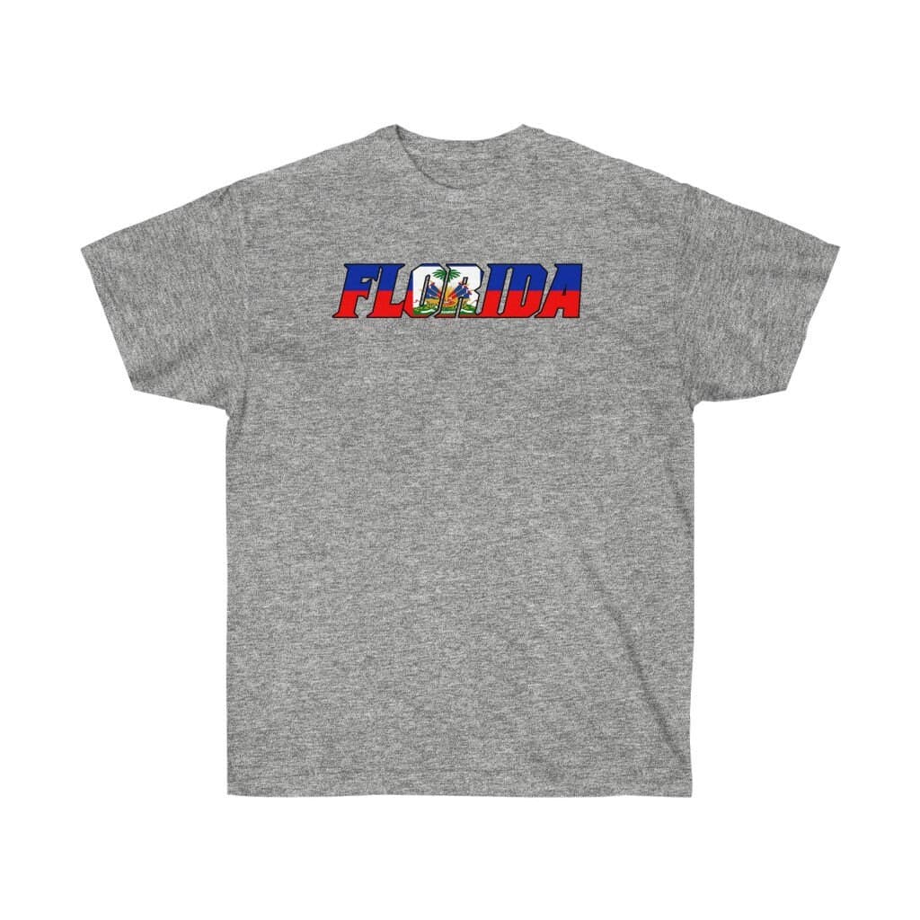 Florida Haitian Flag T-Shirt: Caribbean Pride Cotton Tee - image 5