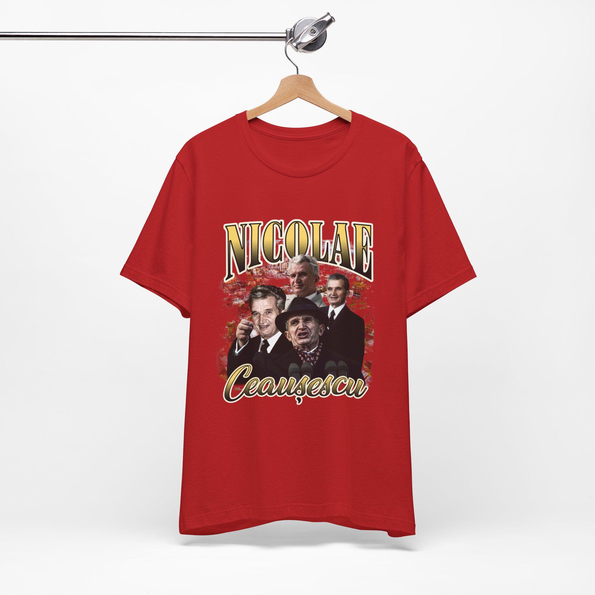Nicolae Ceausescu Portrait Tee | Historical Communist Leader Shirt - image 4