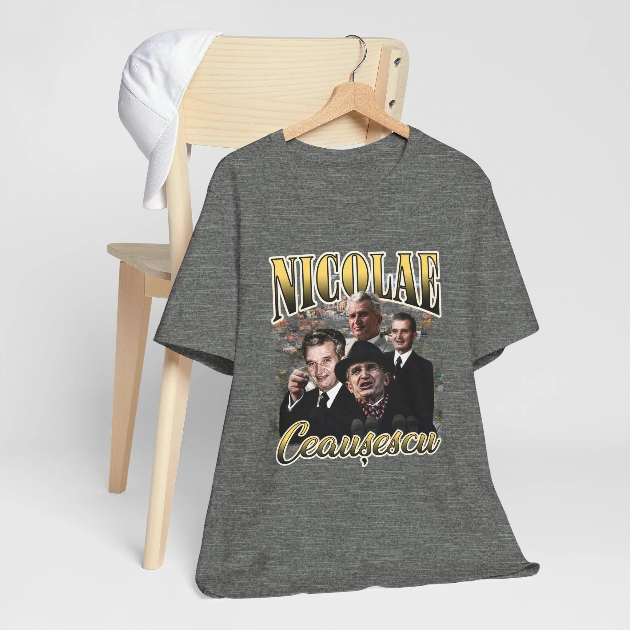 Nicolae Ceausescu Portrait Tee | Historical Communist Leader Shirt - image 5