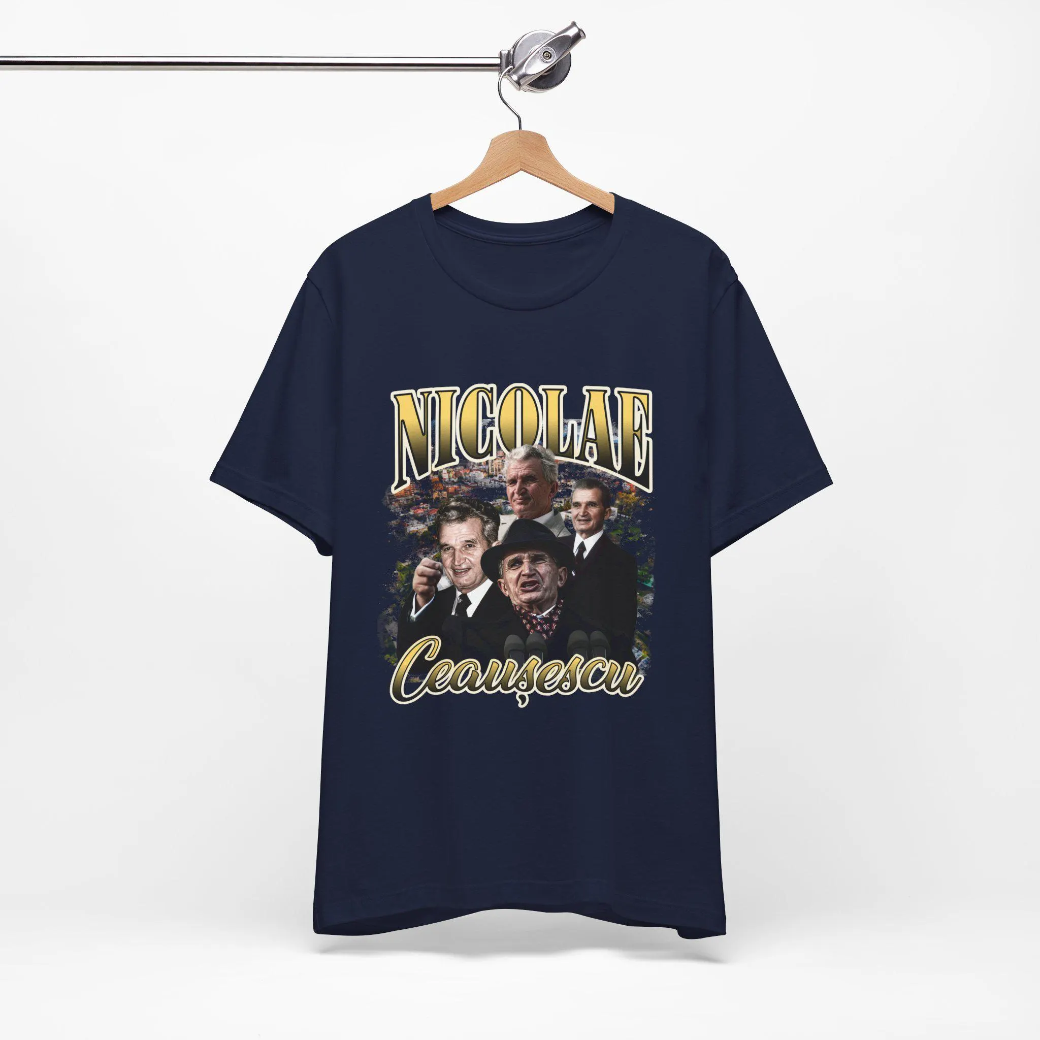 Nicolae Ceausescu Portrait Tee | Historical Communist Leader Shirt - image 2