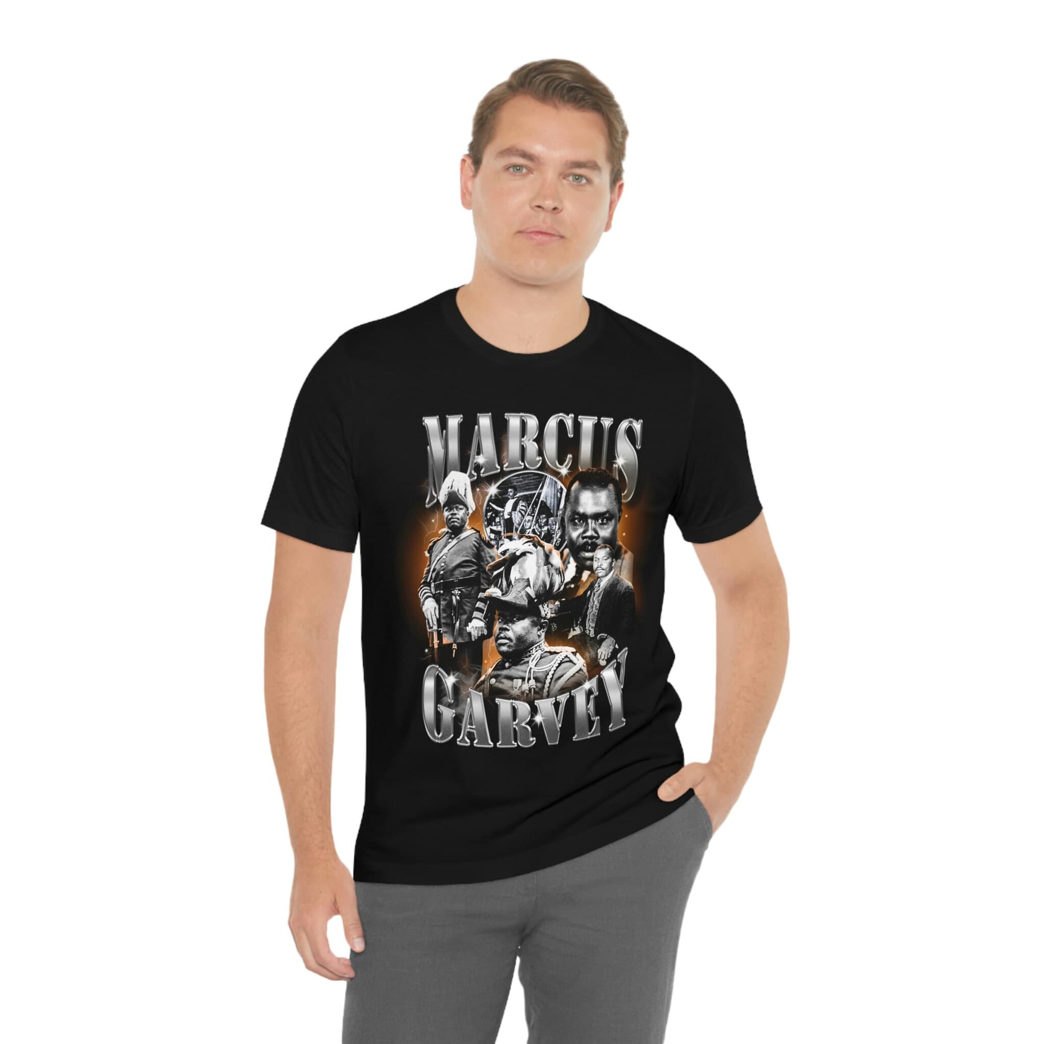 Marcus Garvey 90s Style T-Shirt - Black History Month Tee