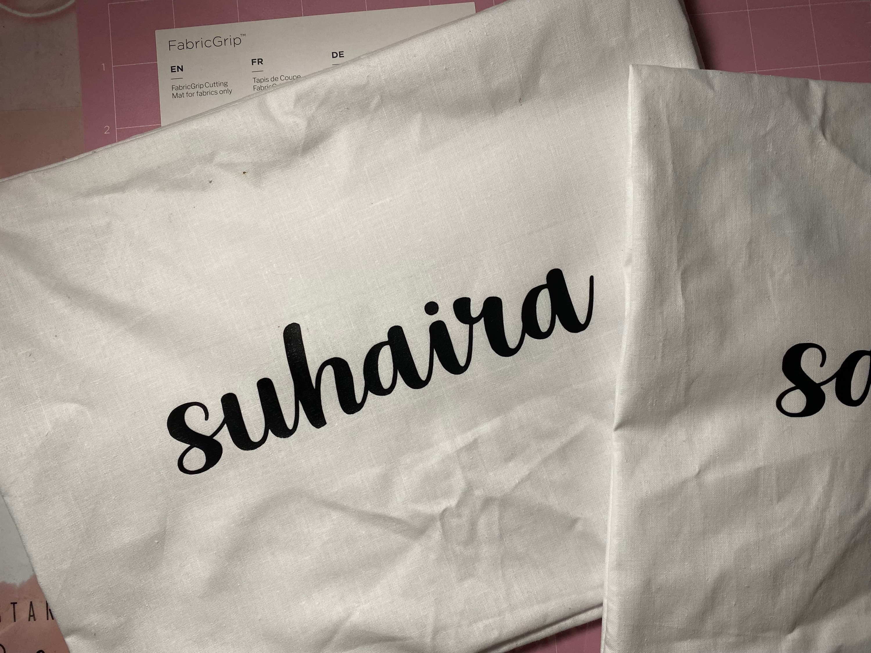 Calligraphy Font Iron On Decal | Custom Name, DIY Gift - image 4