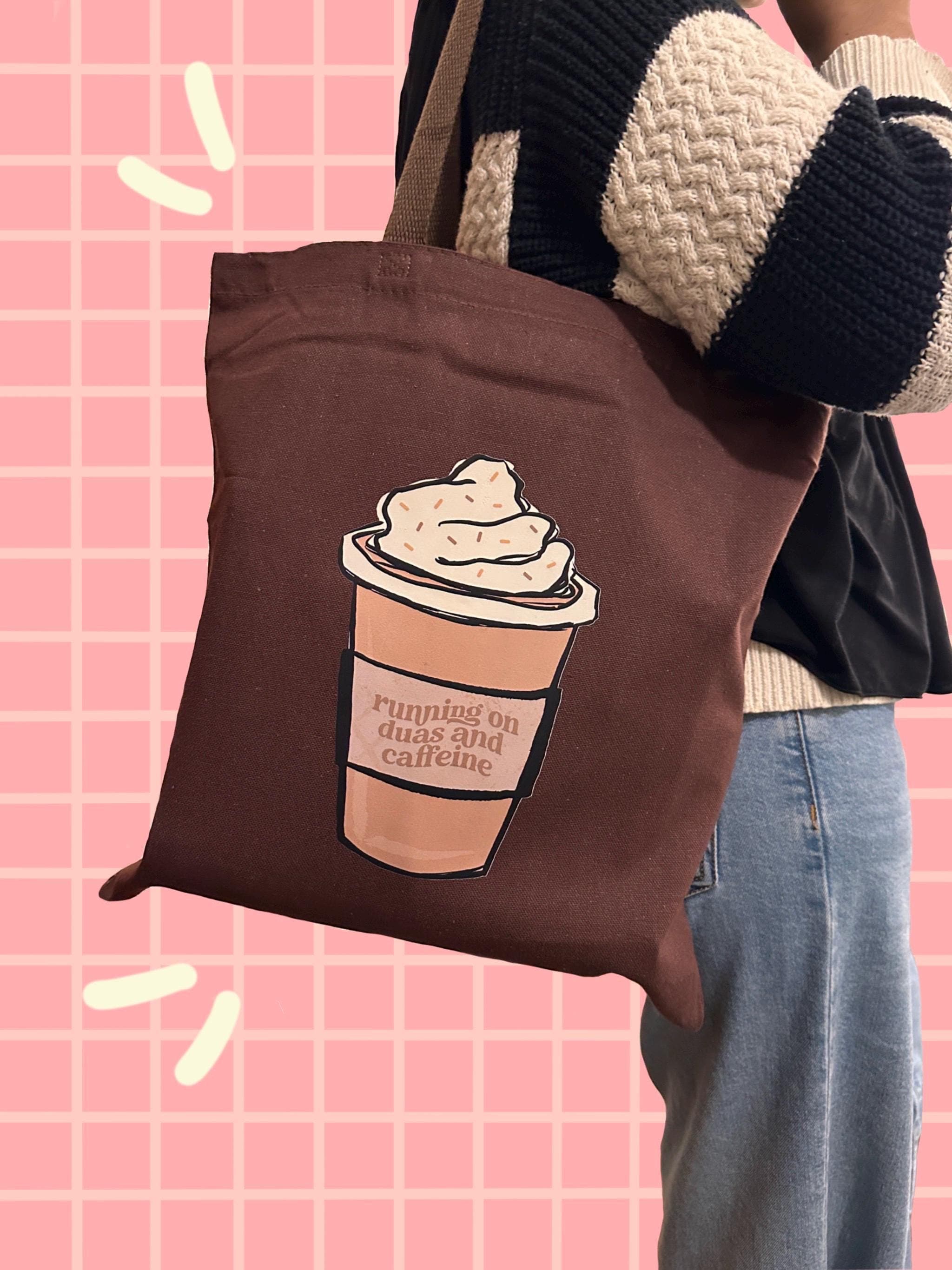 Coffee Lovers Cotton Canvas Tote Bag | Islamic Gift