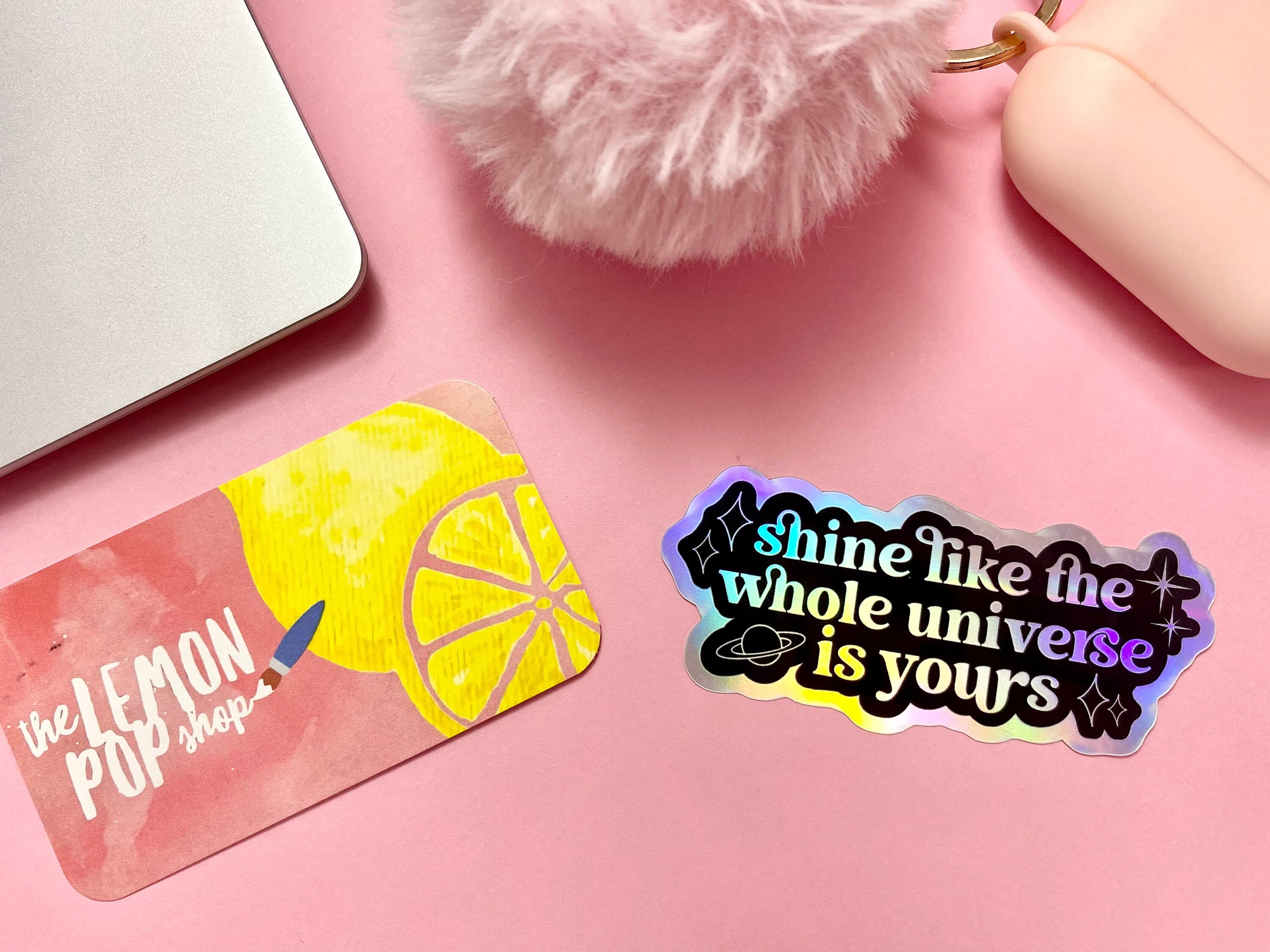 Holographic Rumi Quote Sticker | Waterproof Vinyl Laptop Decal - image 5