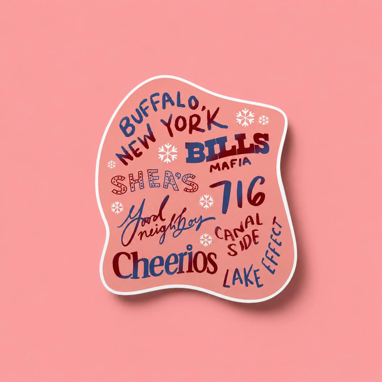 Buffalo New York Sticker | Western New York Sticker | Waterproof Vinyl Decal