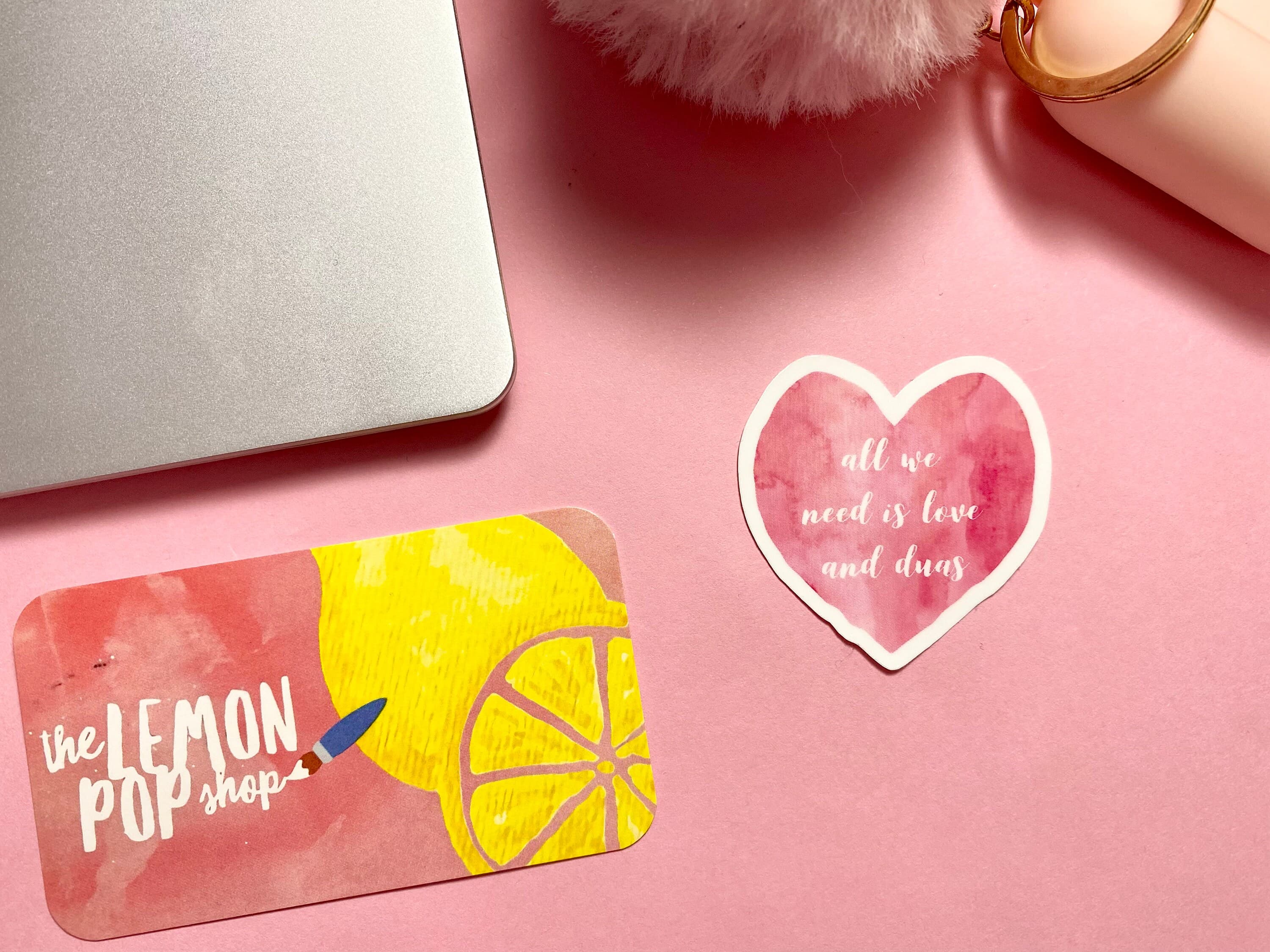 Love and Duas Sticker | Waterproof Islamic Sticker - image 3