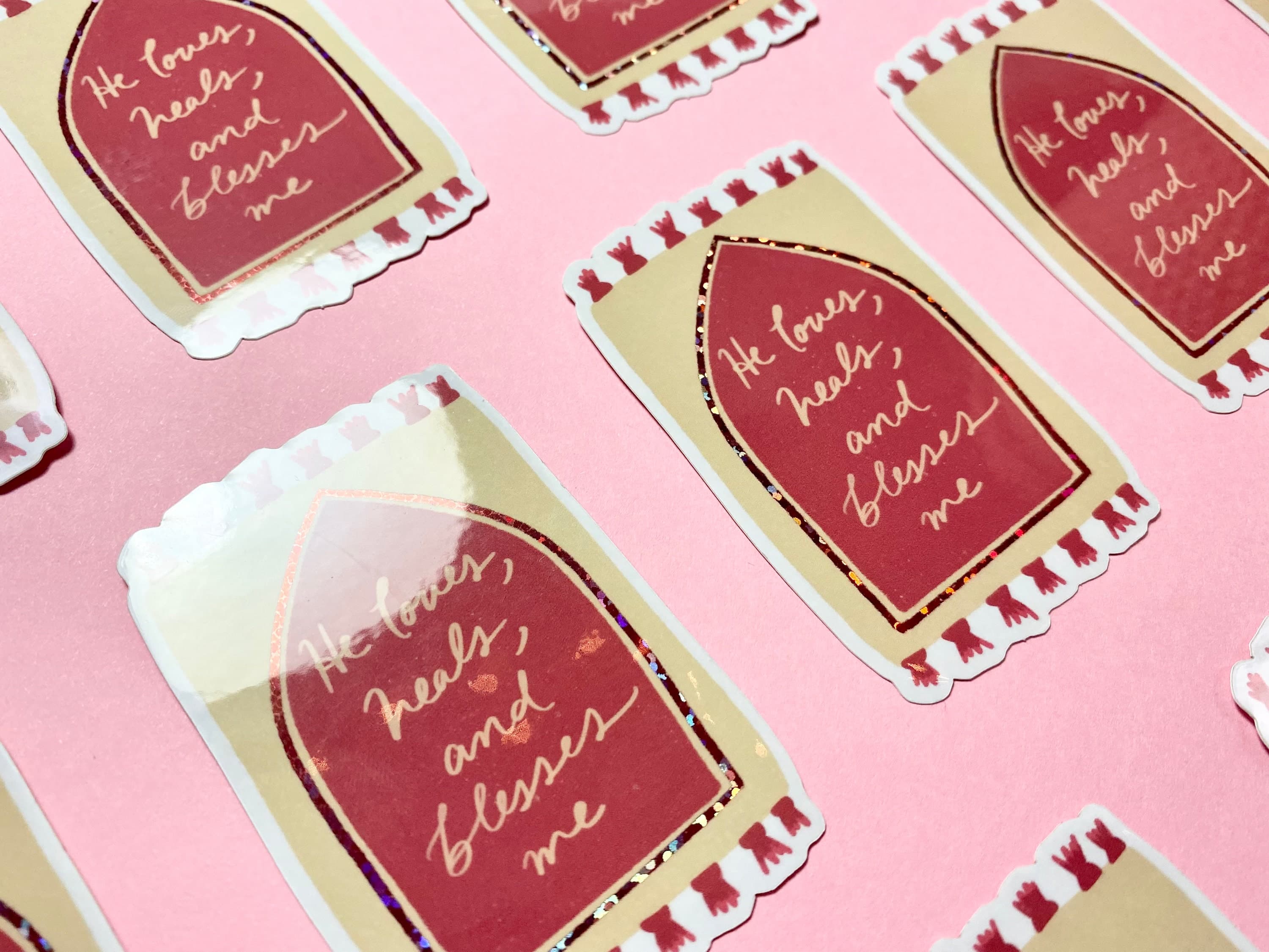 Prayer Mat Glitter Sticker | Islamic Faith Decal - image 5