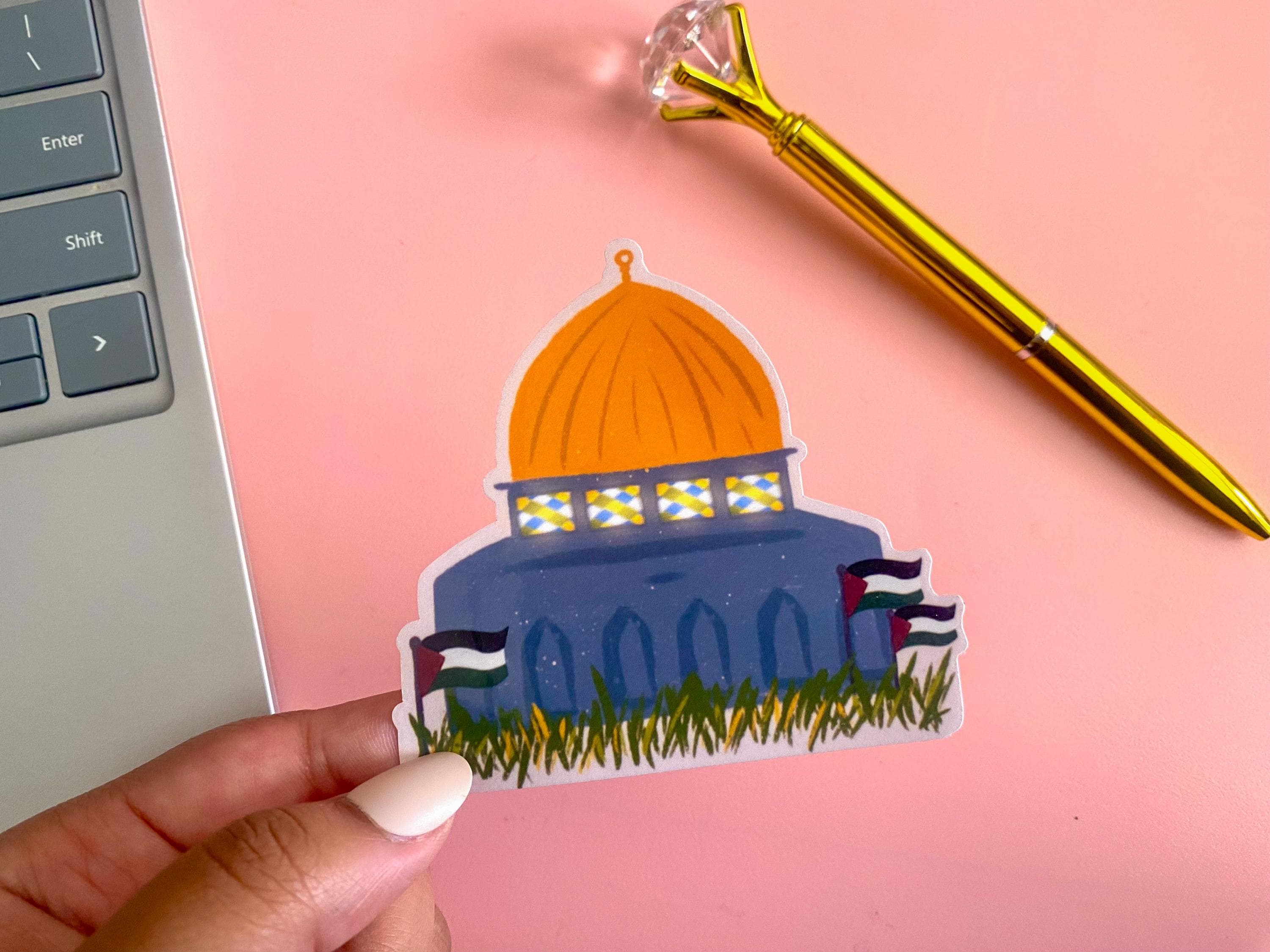 Masjid Al-Aqsa Vinyl Sticker | Palestine Islamic Gift