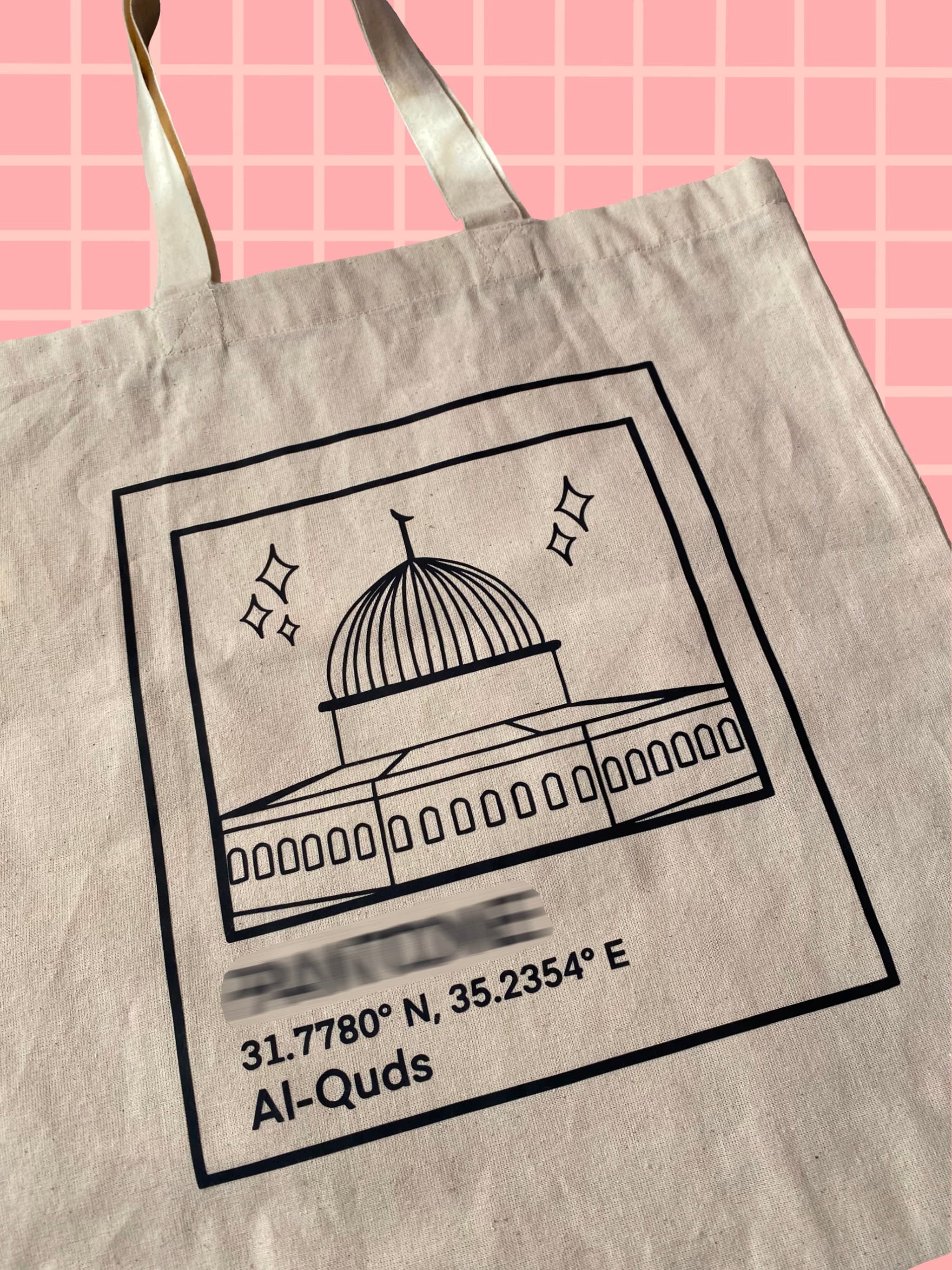 Al-Aqsa Mosque Cotton Canvas Tote Bag | Islamic Gift - image 3