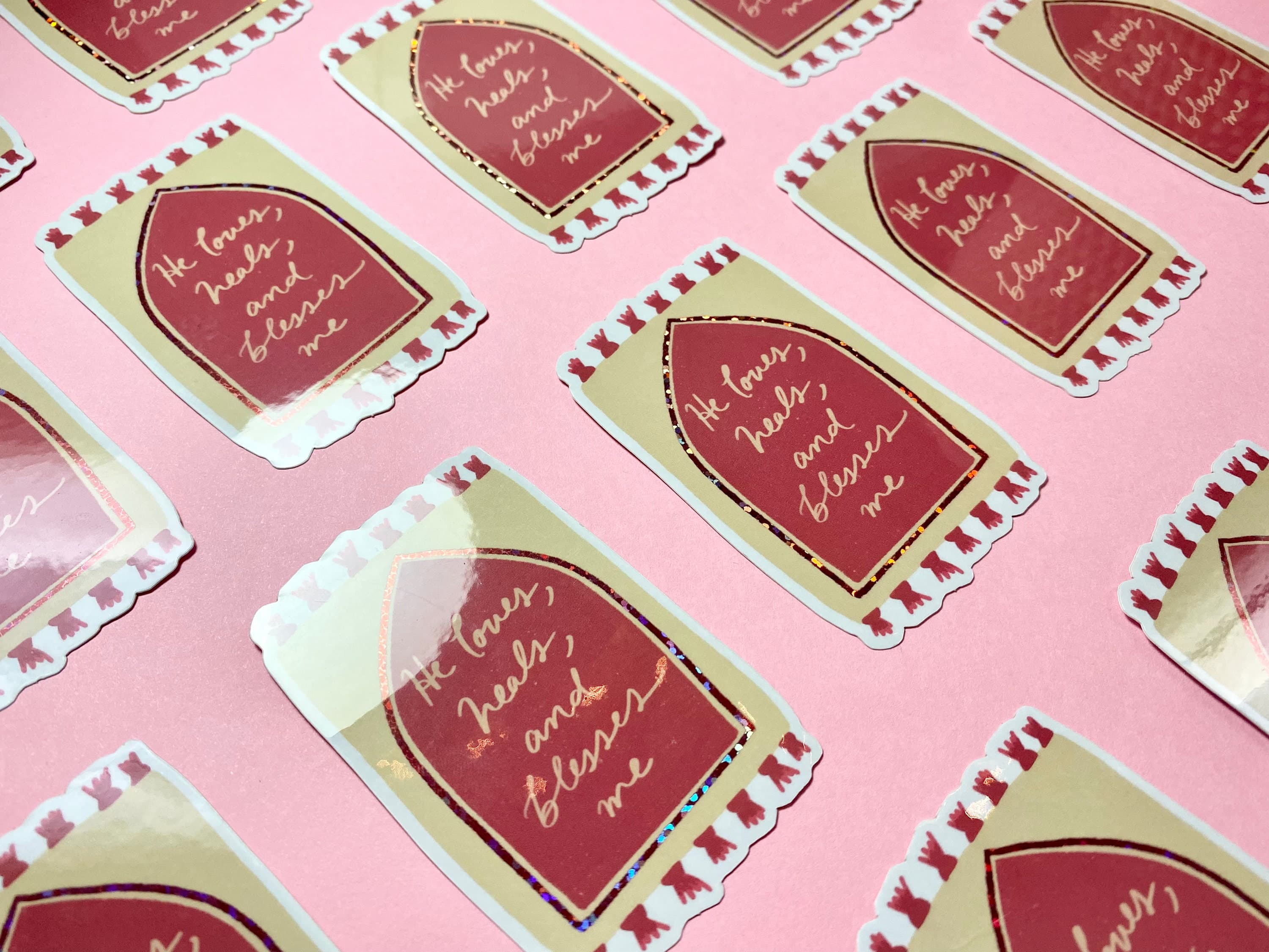 Prayer Mat Glitter Sticker | Islamic Faith Decal - image 4