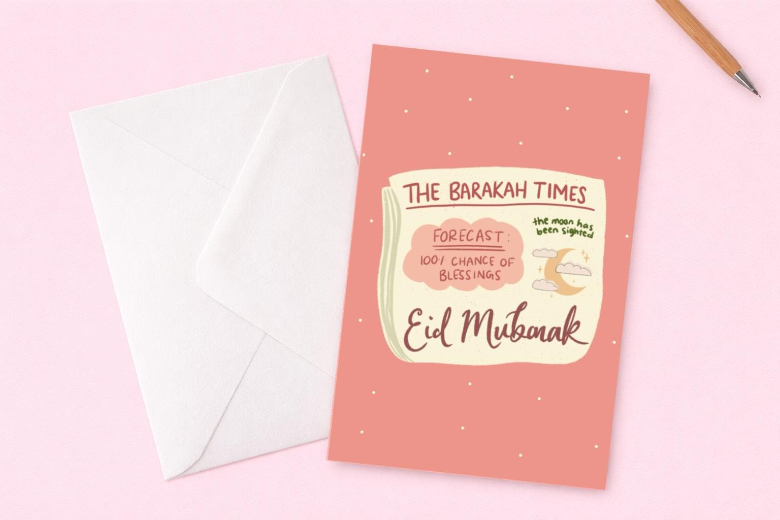 Eid Mubarak Greeting Card | Islamic Holiday | Muslim Gift - image 4