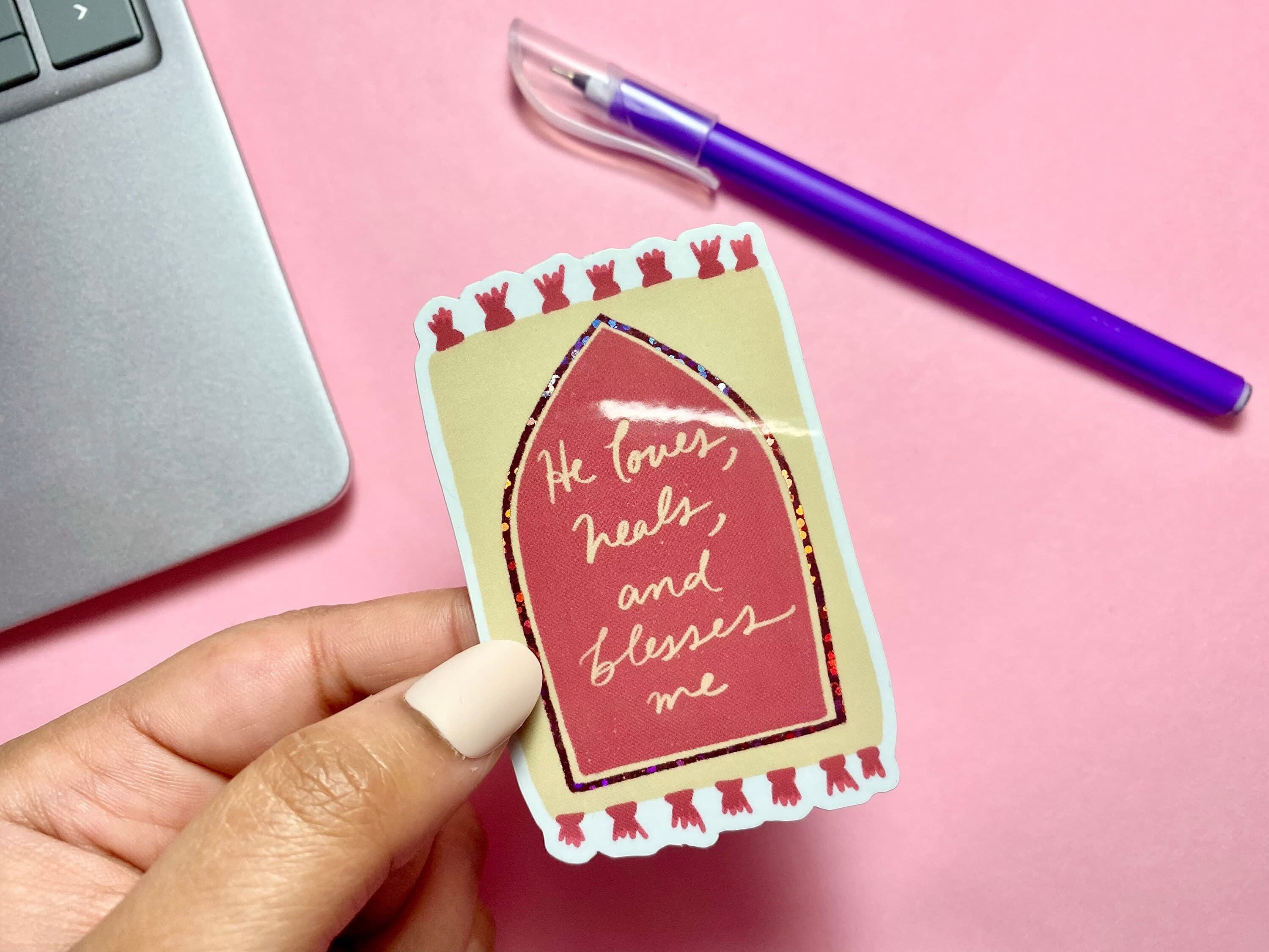 Prayer Mat Glitter Sticker | Islamic Faith Decal