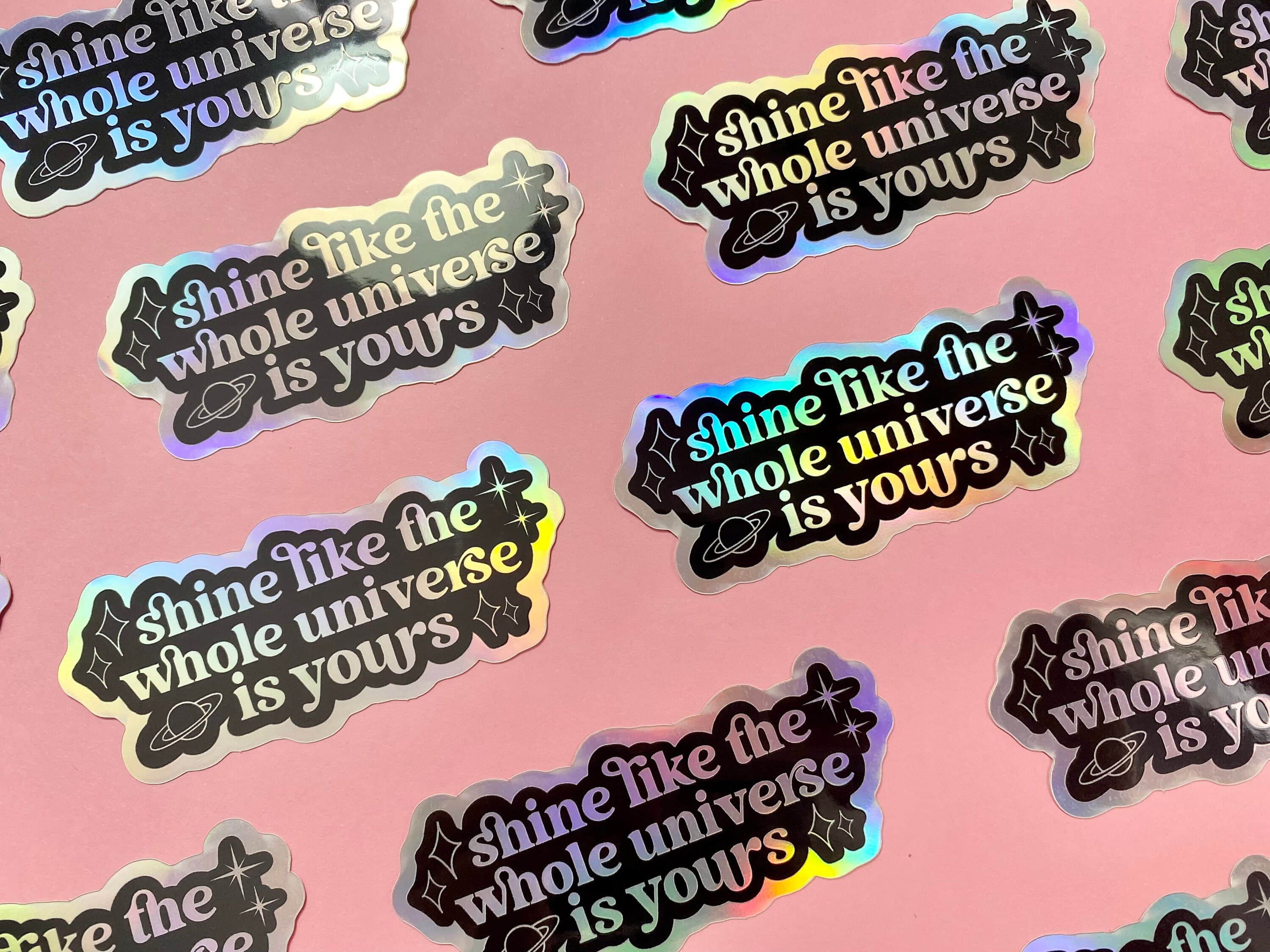 Holographic Rumi Quote Sticker | Waterproof Vinyl Laptop Decal - image 3