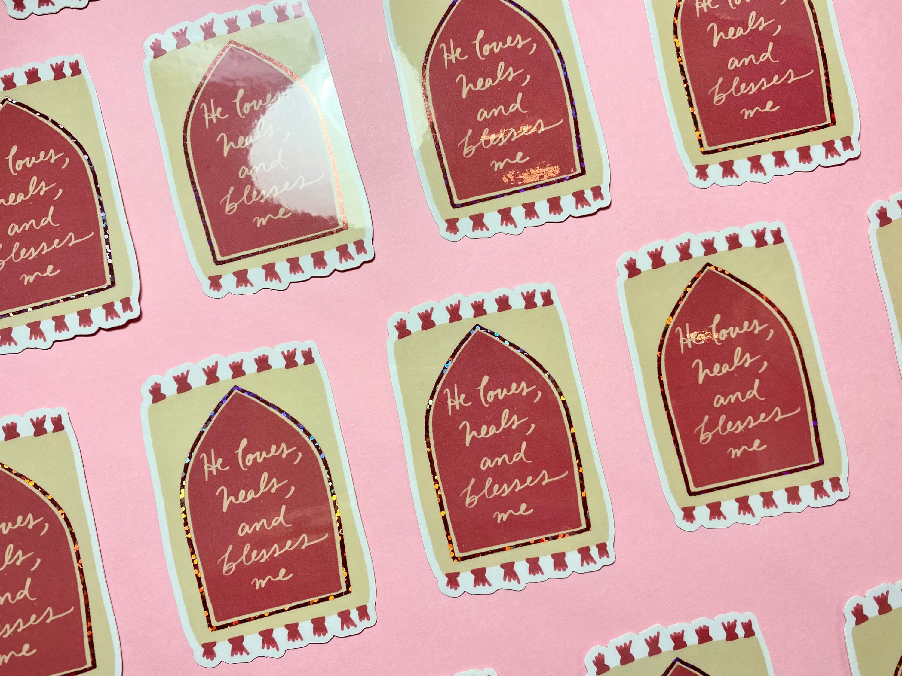 Prayer Mat Glitter Sticker | Islamic Faith Decal - image 3