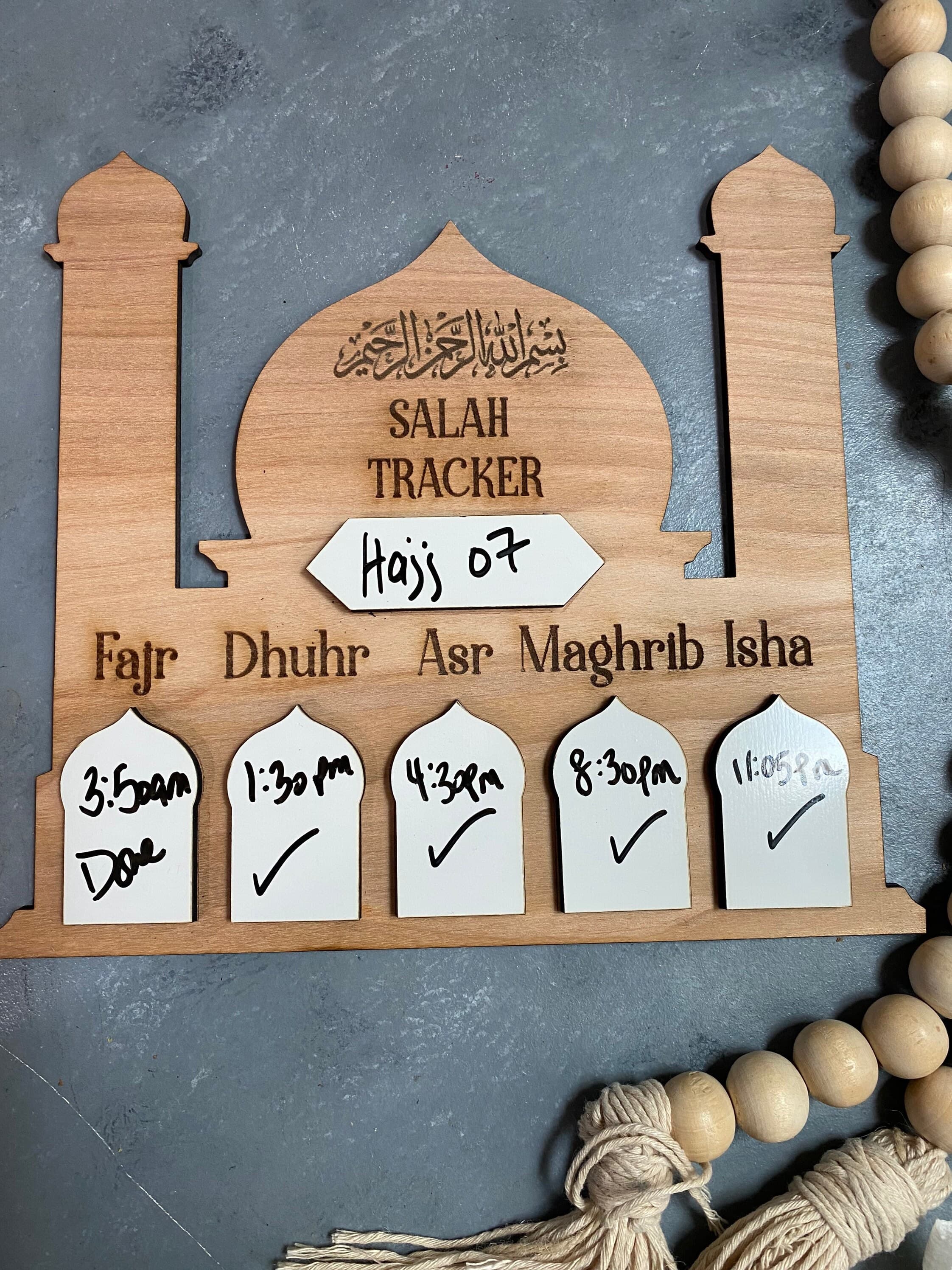 Muslim kid Salah Tracker, namaz tracker, Muslim kids gifts, Islamic kids gifts - image 3