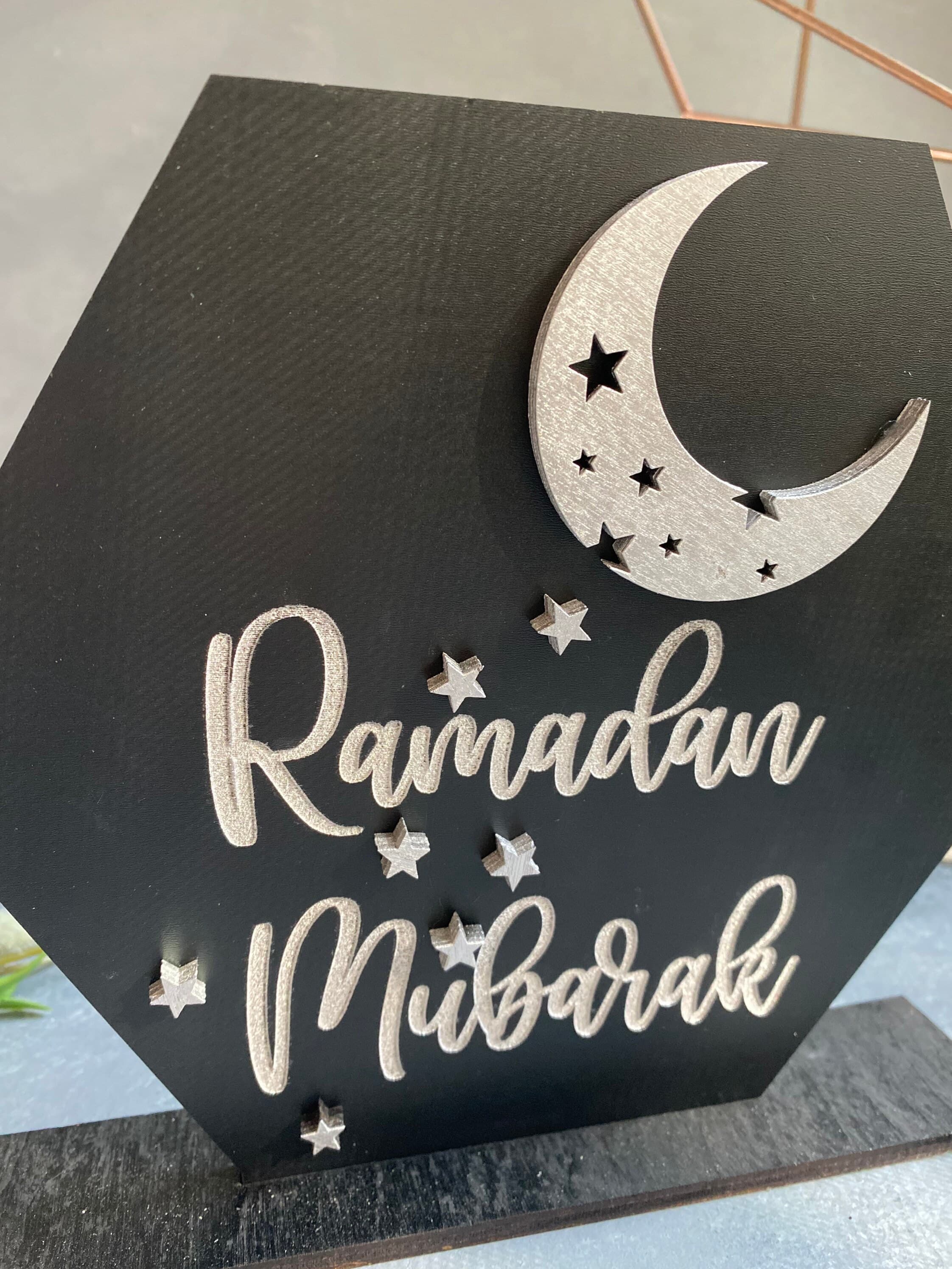 Ramadan Mubarak sign Muslim holiday Ramadan Gift Ramadan Decoration - image 3