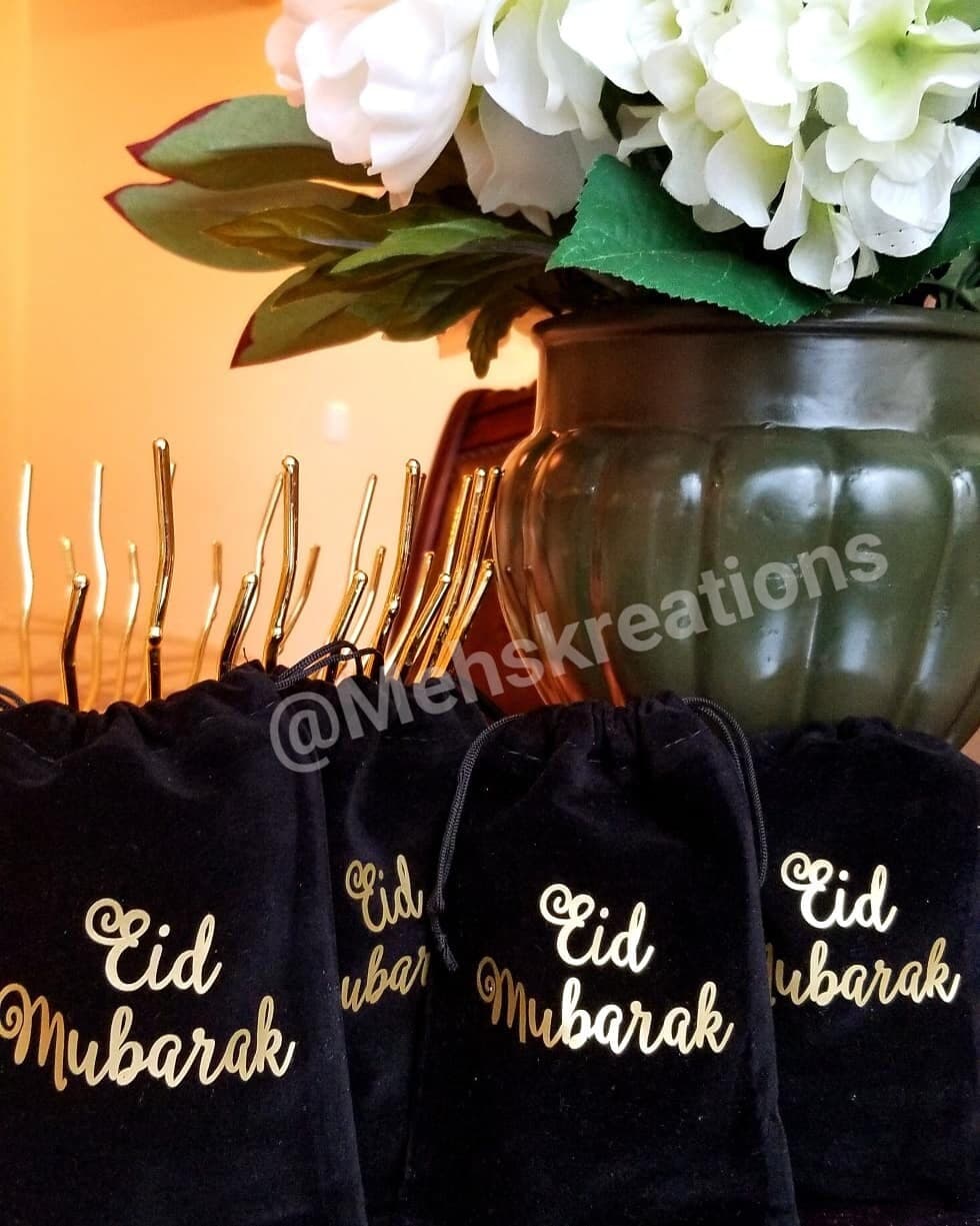 Eid Mubarak favor bags, eidi, Eid gifts eidi bags - image 5