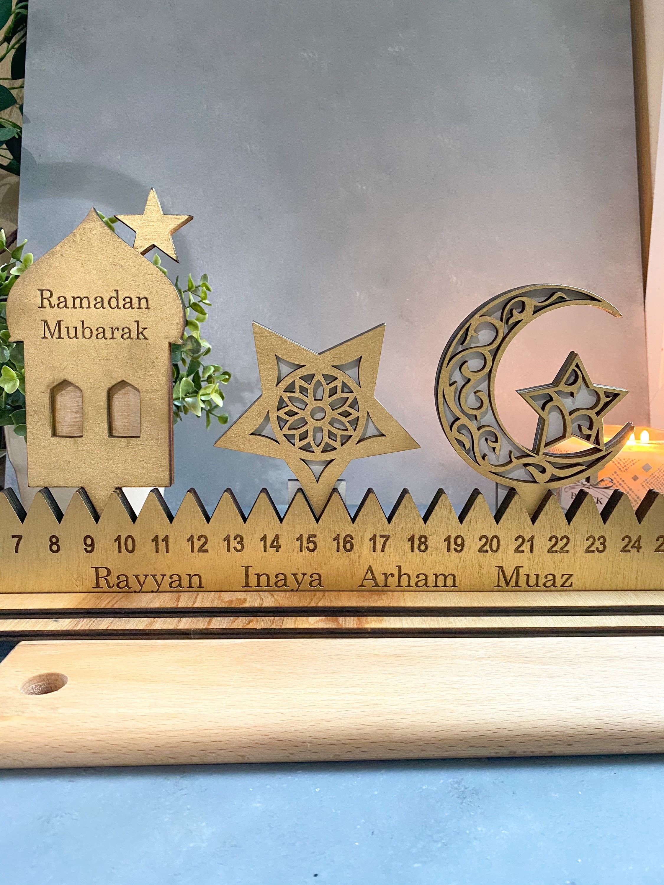 Ramadan Advent calendar, Ramadan Decor, Ramadan Decoration, Muslim holiday, Muslim gifts - image 3