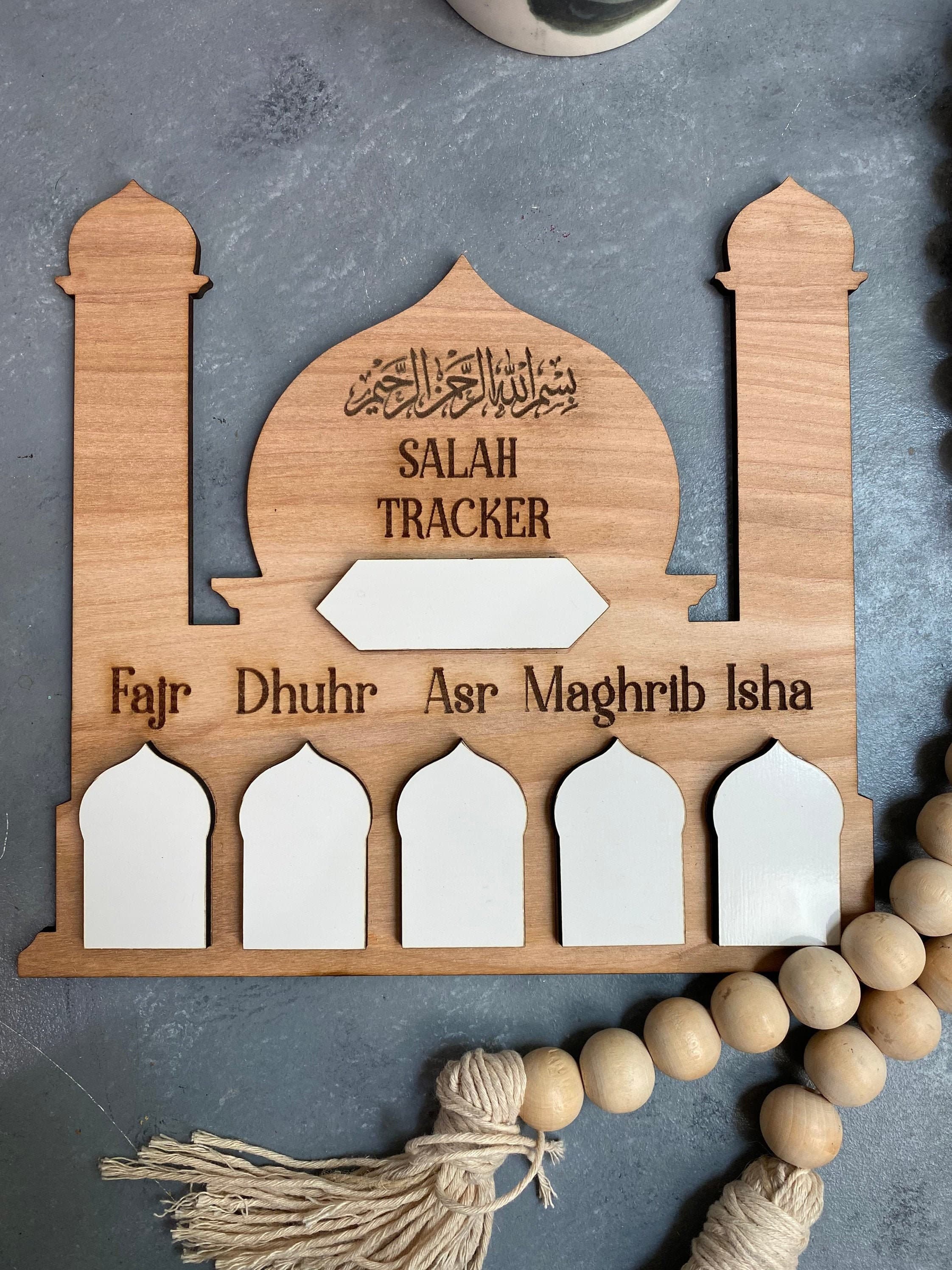 Muslim kid Salah Tracker, namaz tracker, Muslim kids gifts, Islamic kids gifts