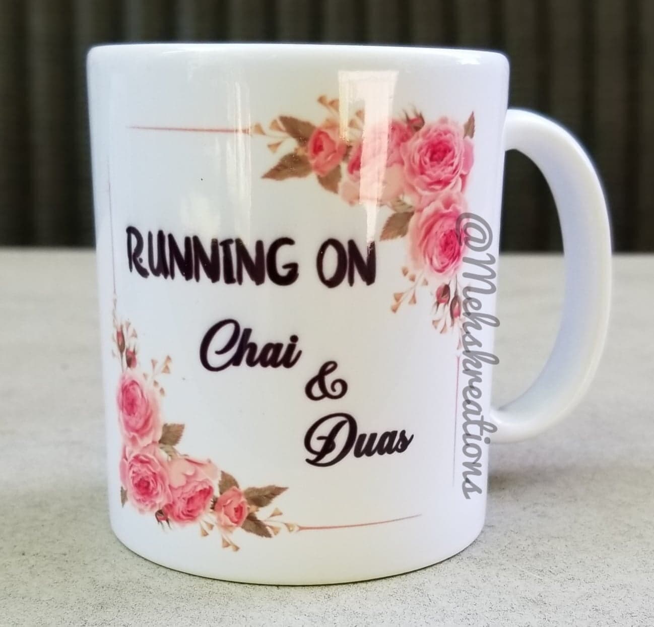 Mom Boss, Running on chai and Duas, Muslim Mom mug, Islamic Mom Mug - image 3