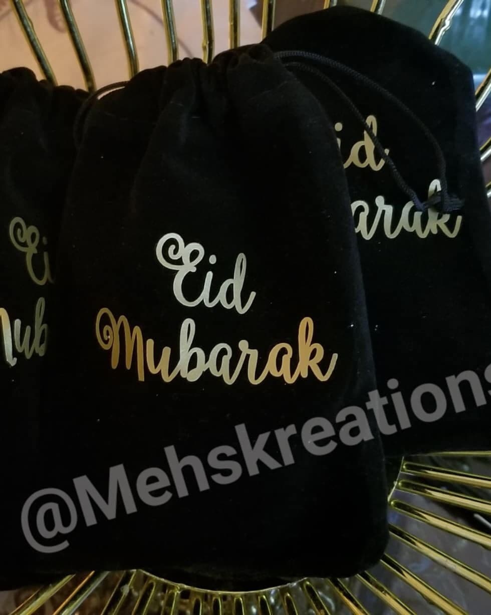 Eid Mubarak favor bags, eidi, Eid gifts eidi bags - image 5