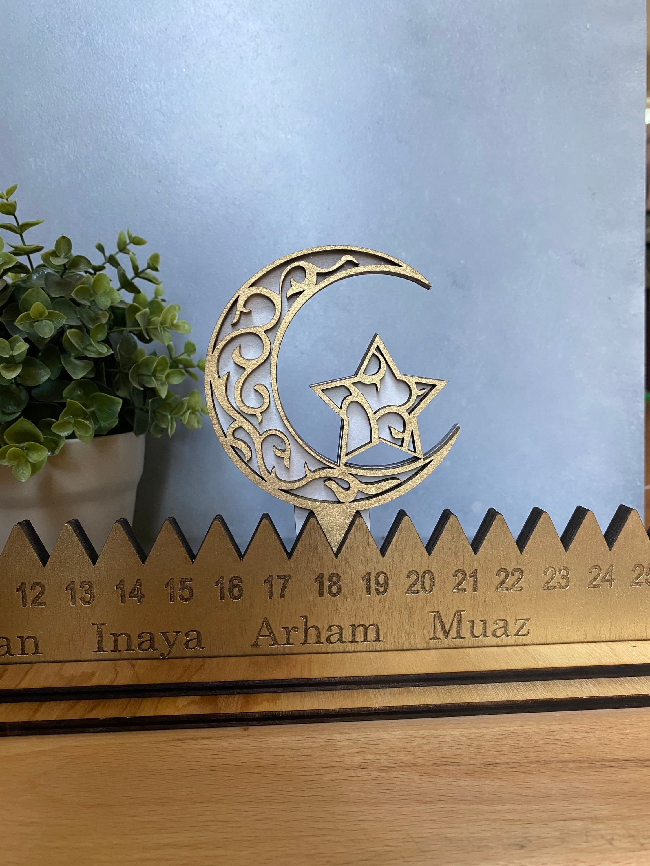 Ramadan Advent calendar, Ramadan Decor, Ramadan Decoration, Muslim holiday, Muslim gifts - image 4
