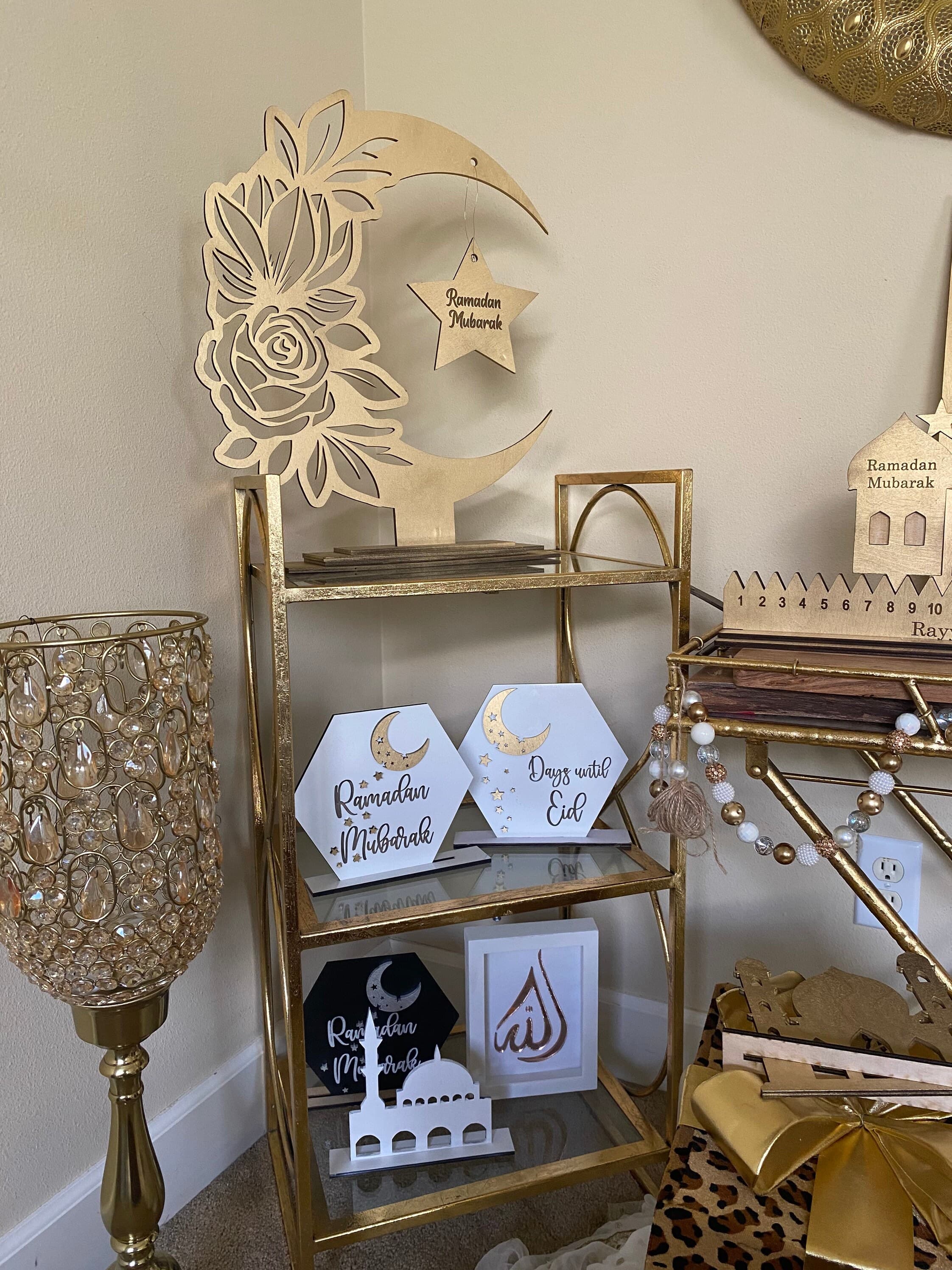 Days until Eid - Decorative Stand - Eid Decoration -  Eid gifts - Eid countdown calendar - image 4