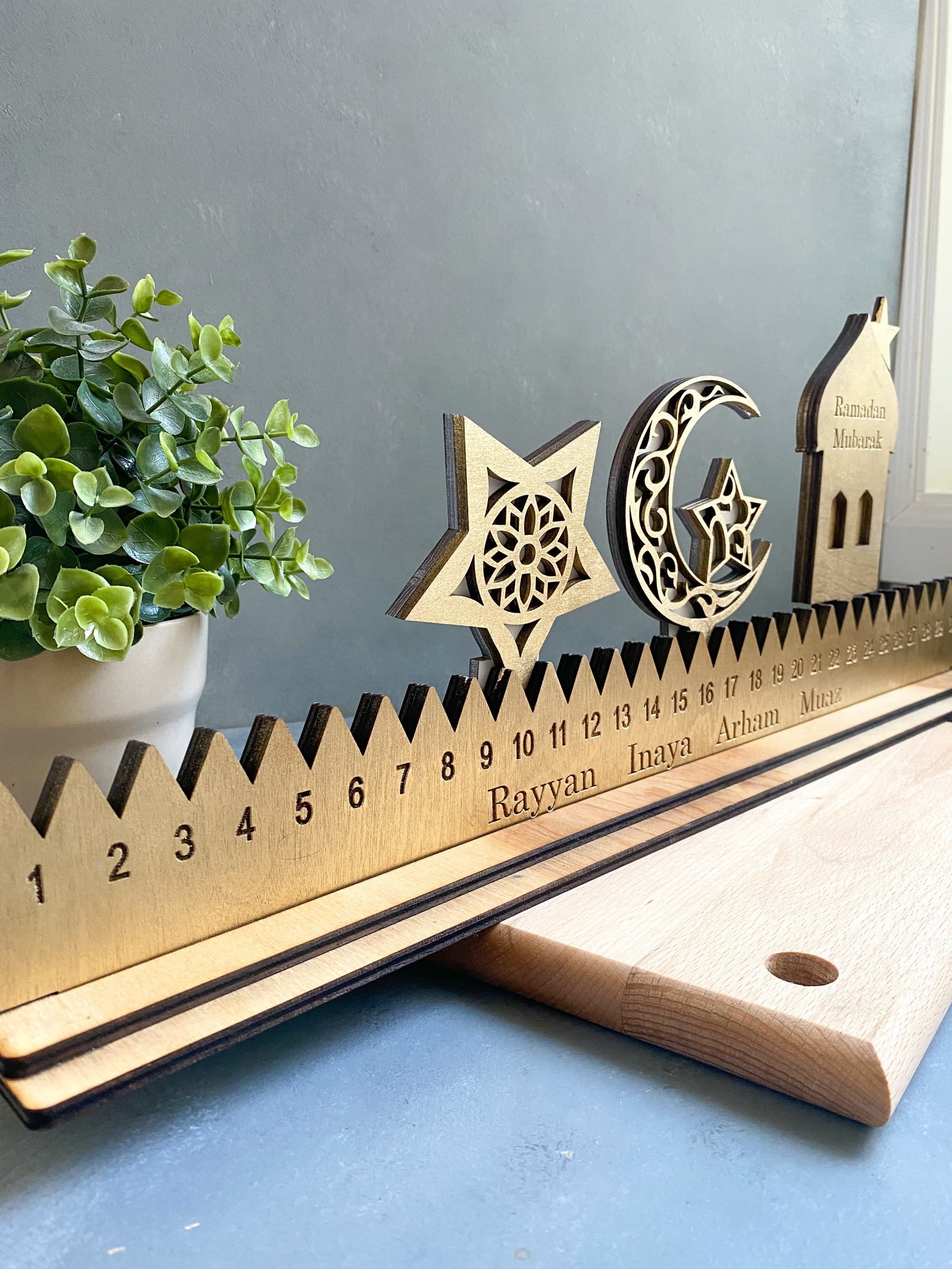 Ramadan Advent calendar, Ramadan Decor, Ramadan Decoration, Muslim holiday, Muslim gifts