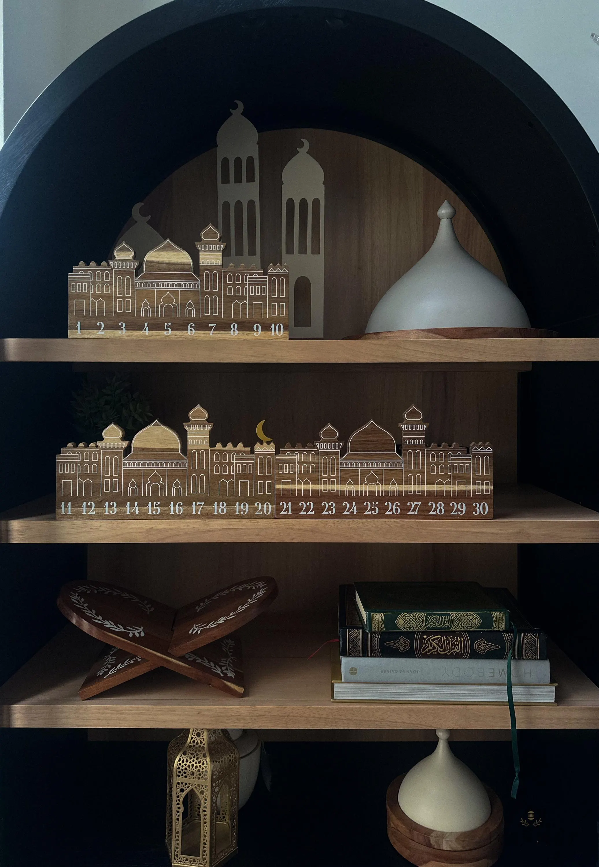 Wooden Ramadan City Countdown Calendar - image 4