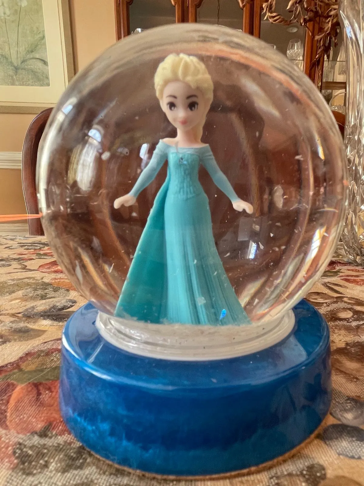 Frozen Olaf Elsa Anna Blue Disney Snow Globe Birthday Children Holiday Gifts Stocking Stuffers Ready to Ship - image 5