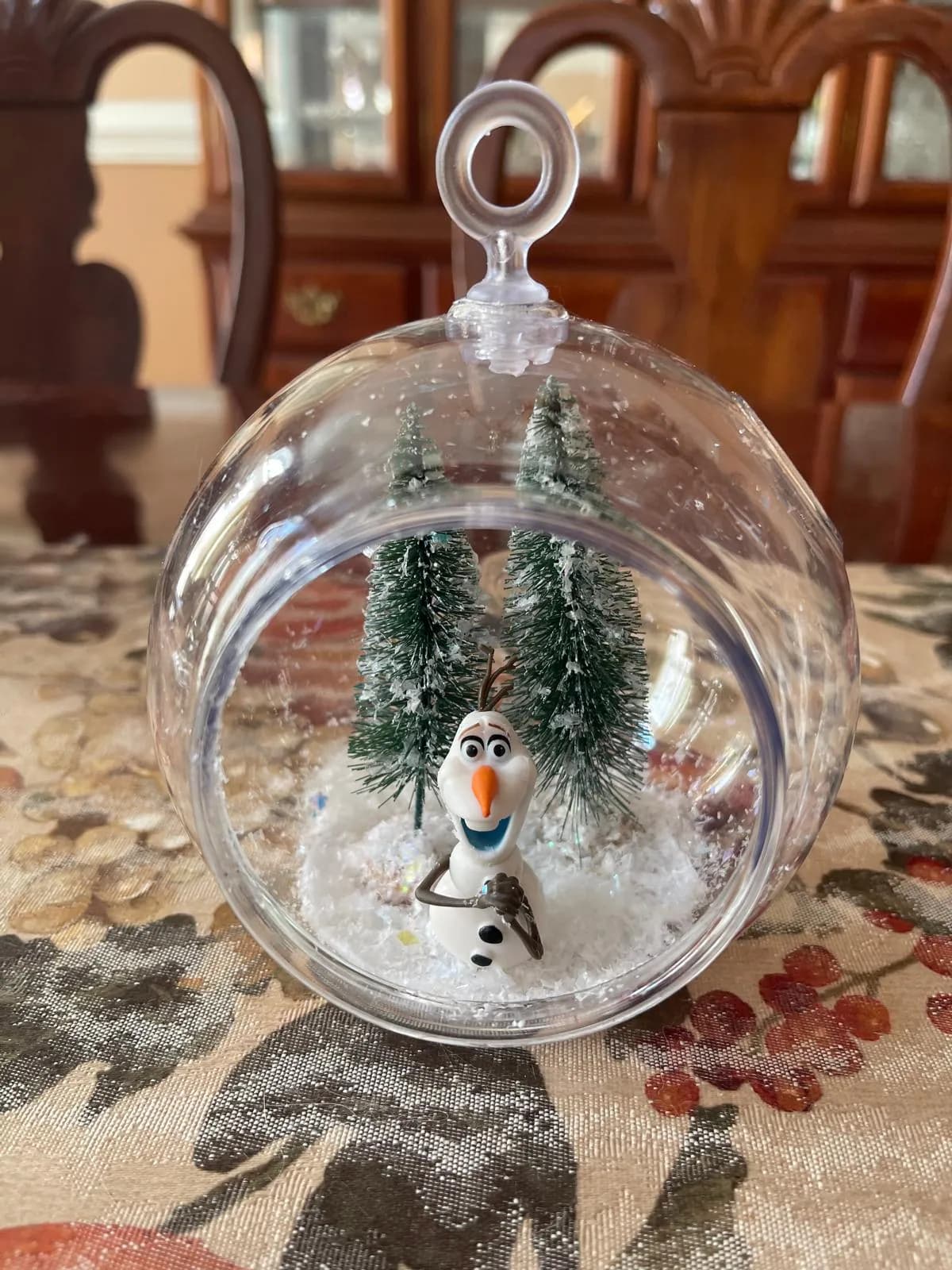 Frozen Olaf Snow Terrarium