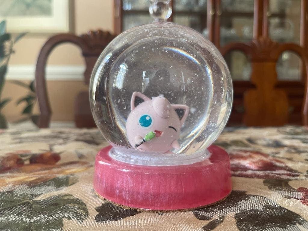 Pokemon Pikachu Jigglypuff Bulbasaur Snow Globe Birthday Children Holiday Gifts Stocking Stuffers Ready to Ship - image 5