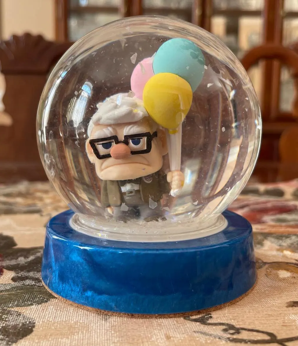 Up!. Handmade Snow Globe Holiday Gifts Stocking Stuffers Ready to Ship Russell Carl Fredricksen Dug