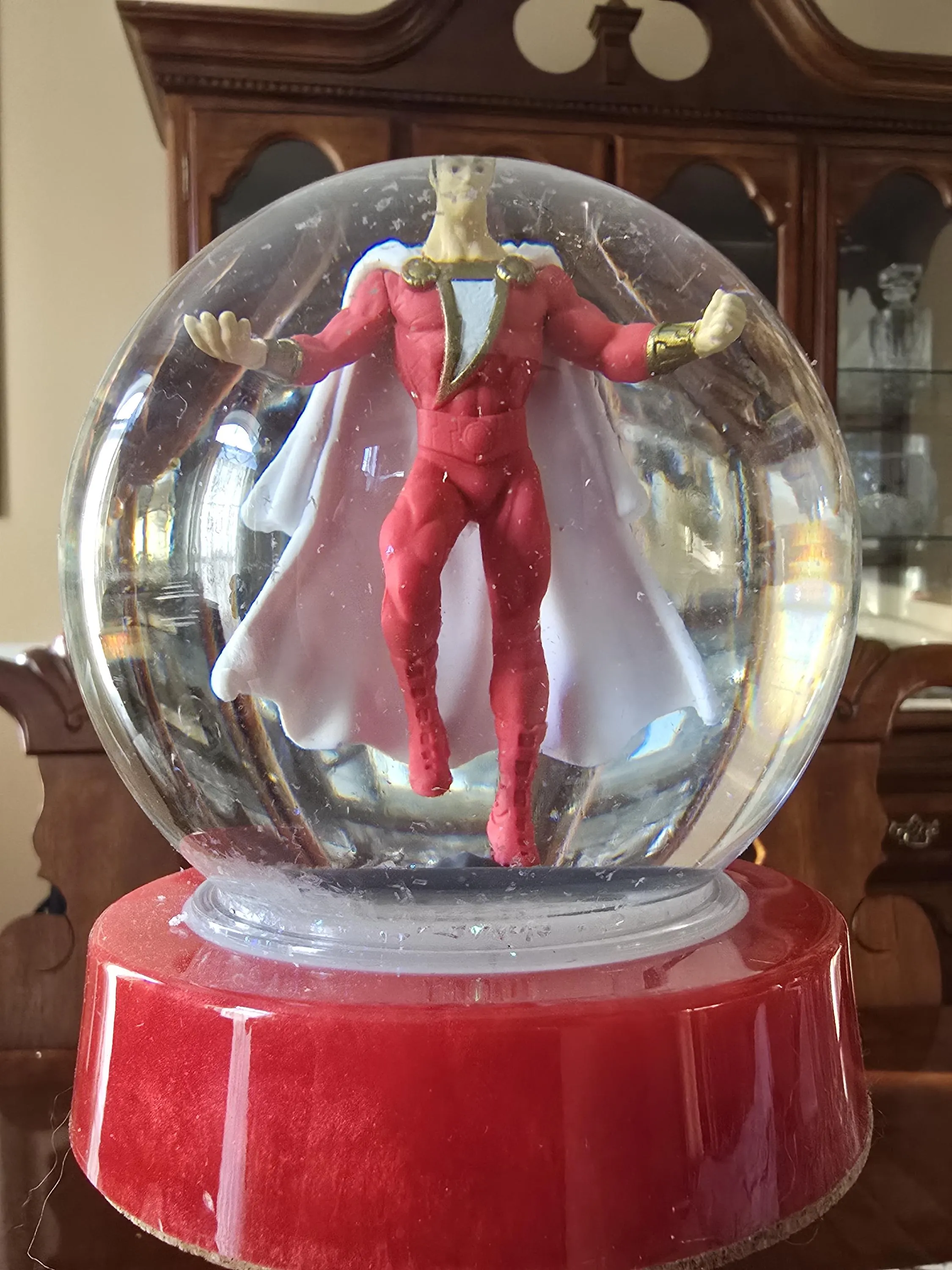 Shazam Super Hero Comics Snow Globe Birthday Children Holiday Gifts Ready to Ship