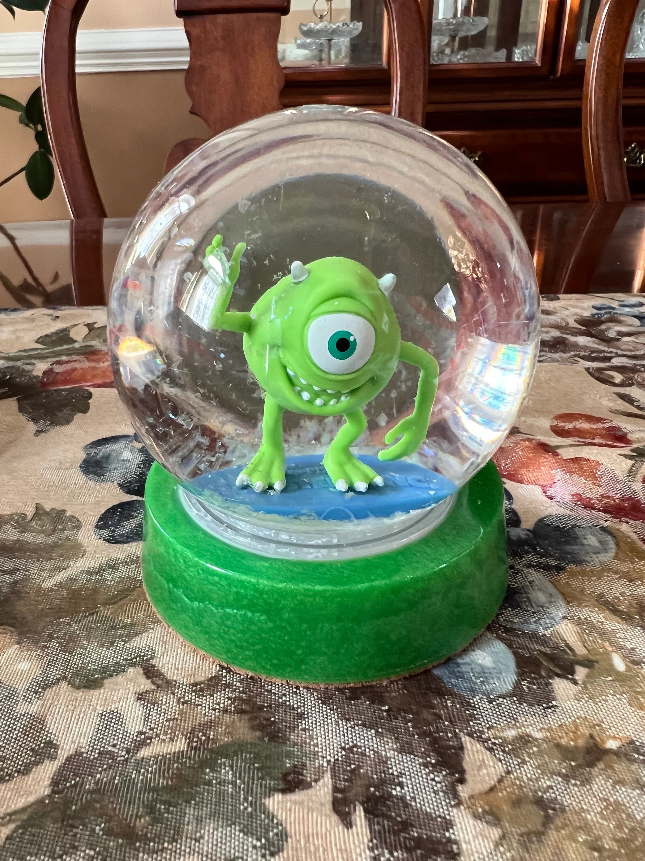 Monsters Inc. Handmade Snow Globe Holiday Gifts Stocking Stuffers Ready to Ship Sully Mike Wazowski Roz Boo